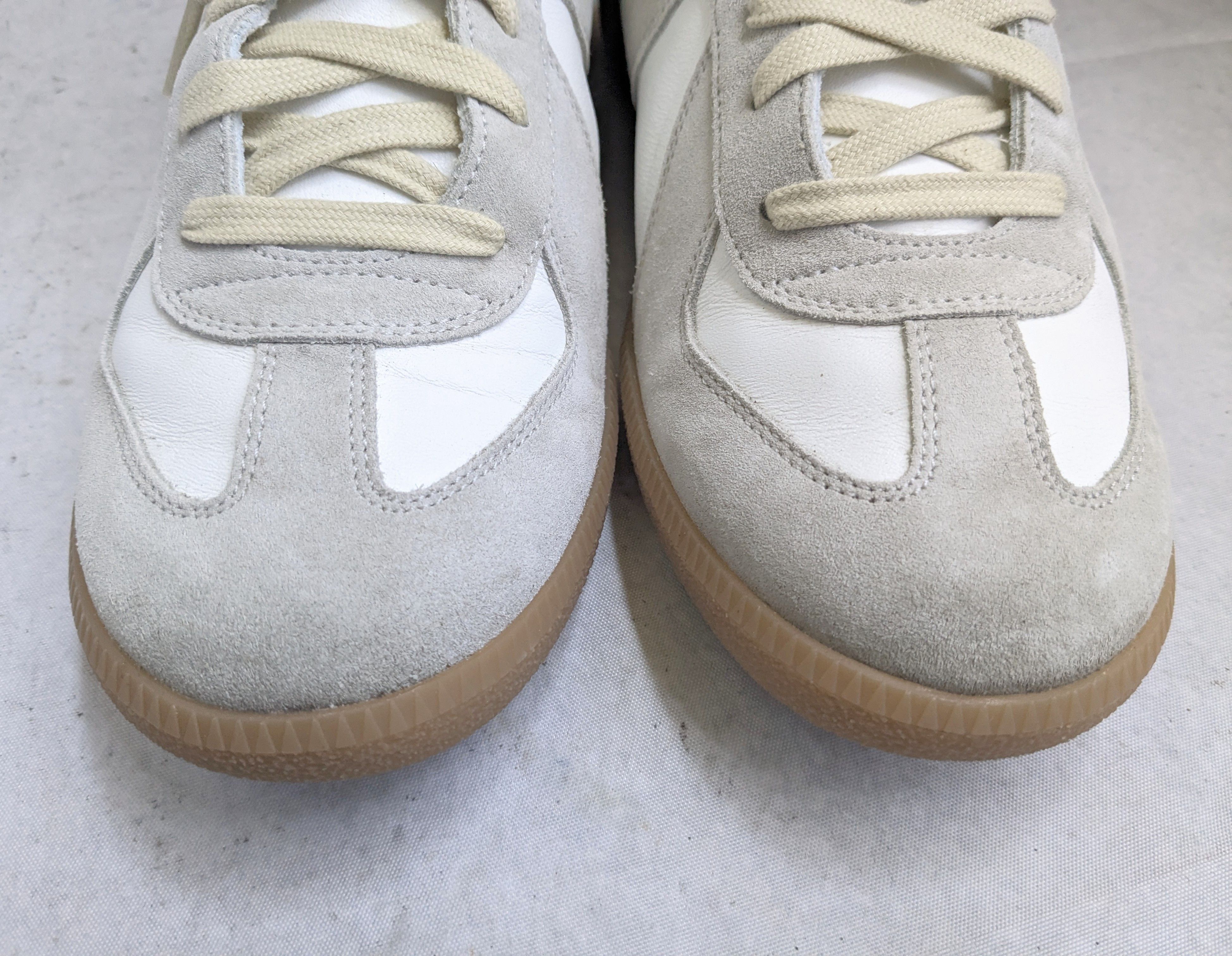 Maison Margiela Maison Margiela Replica GAT White Gray 11 44 Low Tops Size US 11 / EU 44 - 3 Thumbnail