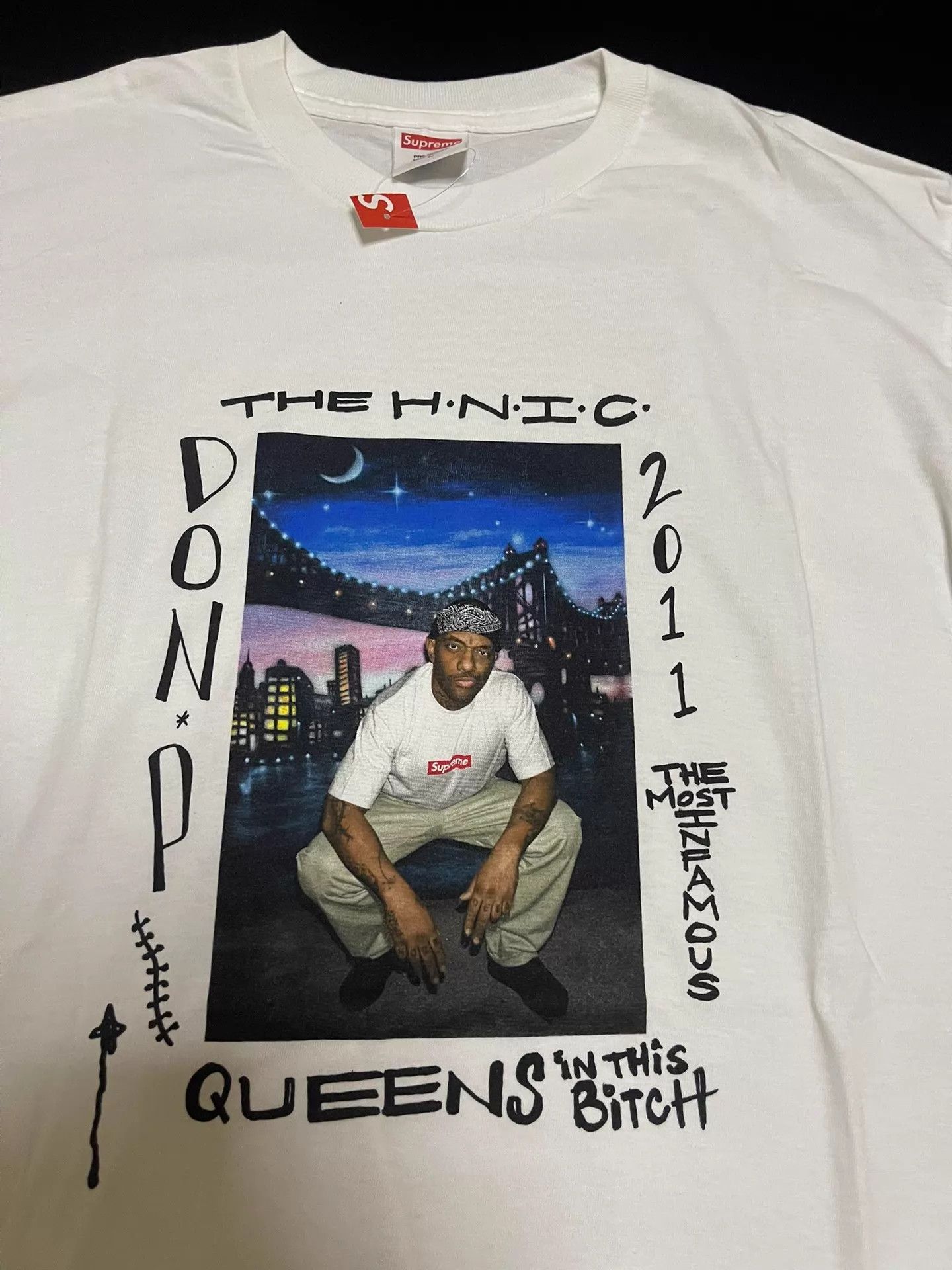 Supreme Supreme 10ss Prodigy Rapper Photo Tee White M/L Size US L / EU 52-54 / 3 - 1 Thumbnail