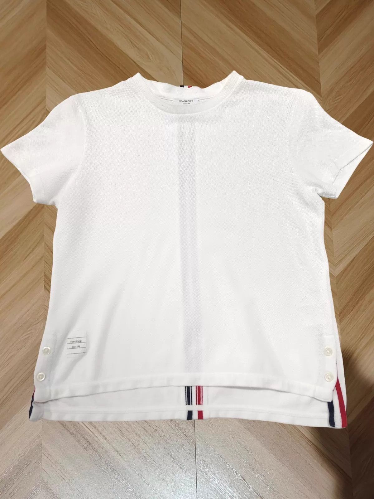 Thom Browne TB 38 Short Sleeve Shirt Like New Size XS / US 0-2 / IT 36-38 - 1 Thumbnail