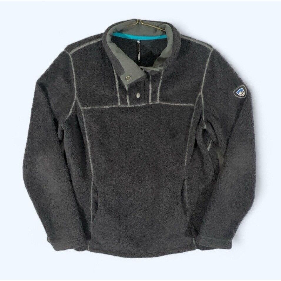 Kuhl Kuhl Avalon 1/4 Snap Fleece Pullover Women's Size LARGE Mock Size L / US 10 / IT 46 - 1 Thumbnail