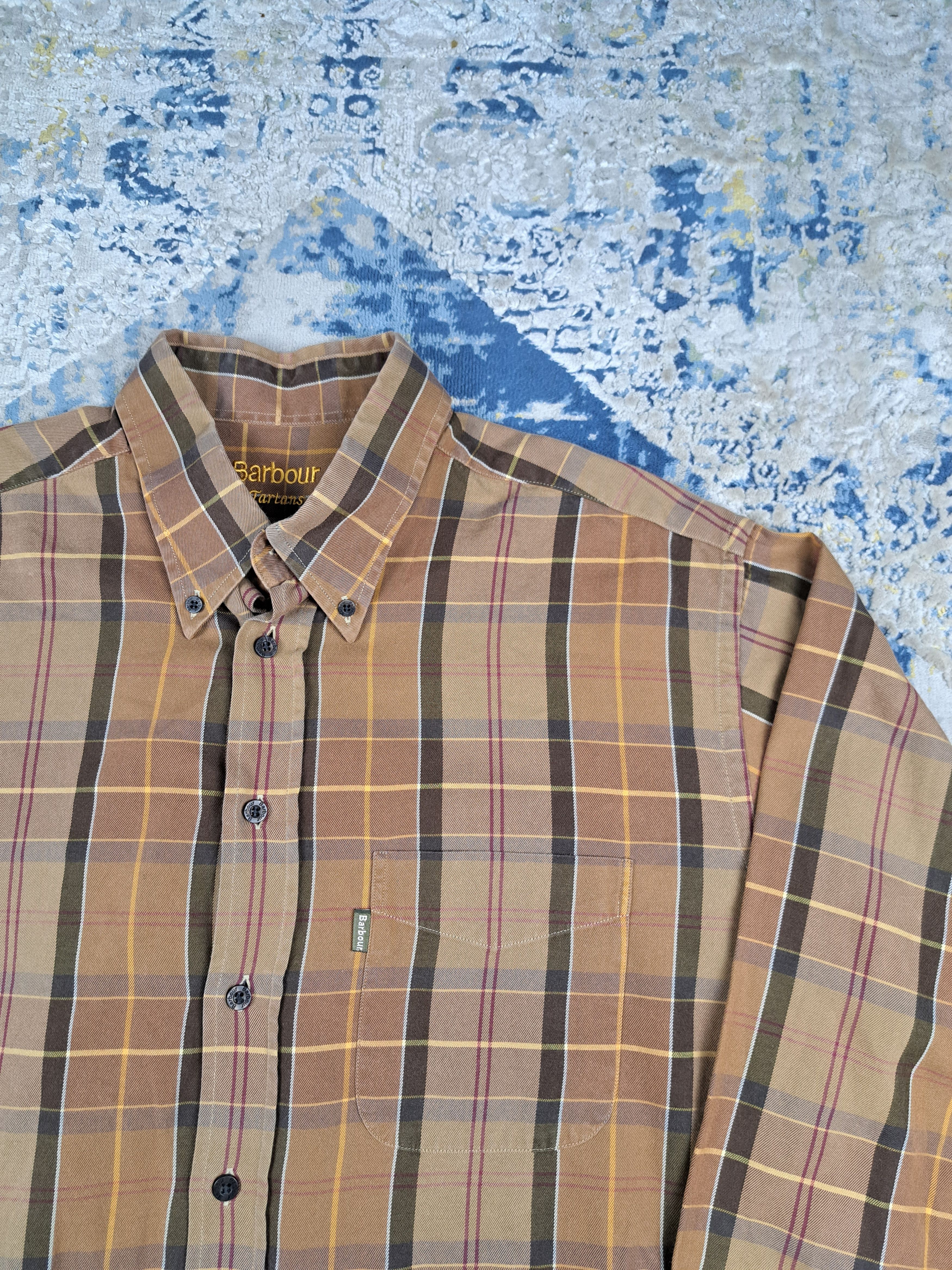 Barbour Barbour Tartan Fullprint Shirt Checked Casual Old Money Size US XL / EU 56 / 4 - 3 Thumbnail