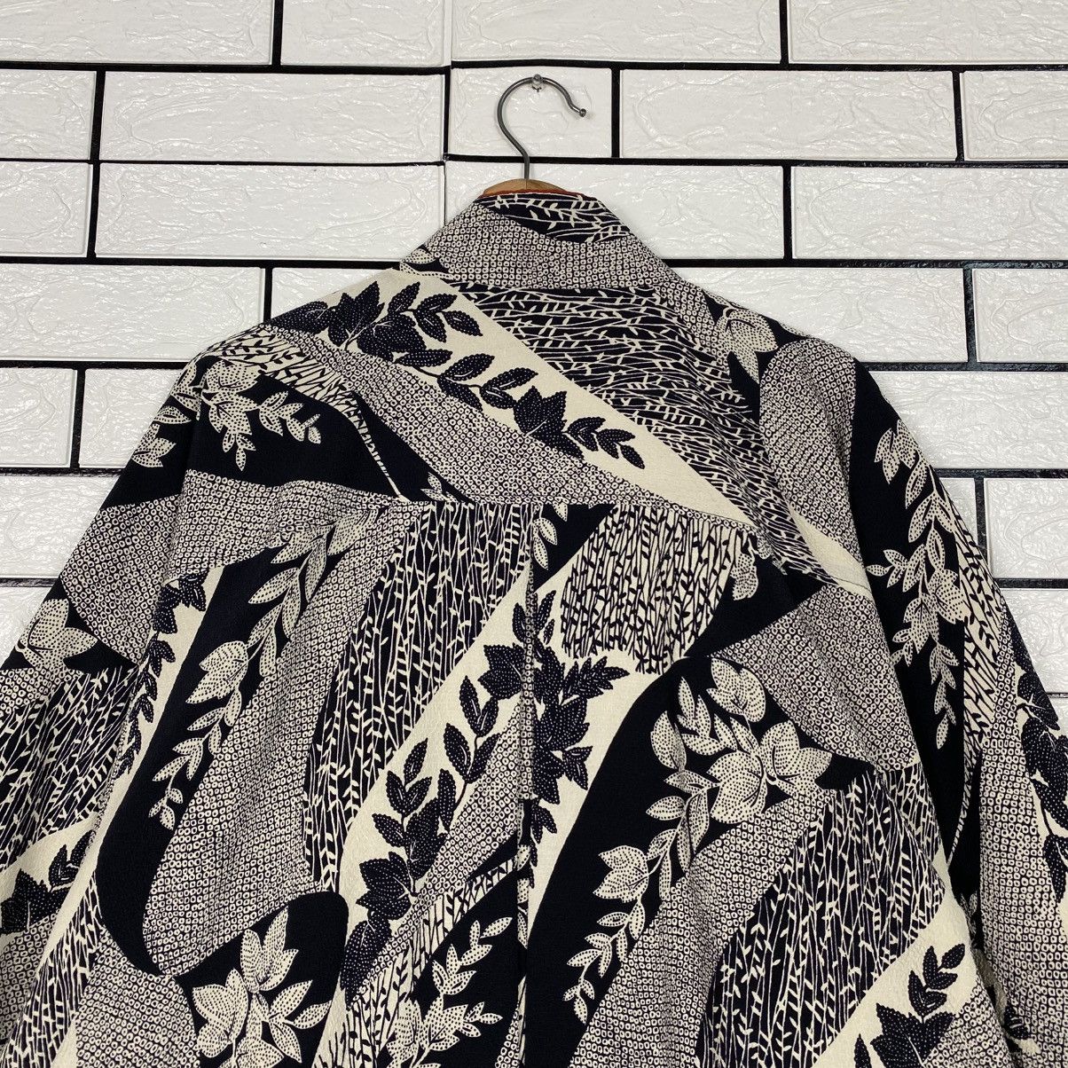 Japanese Brand 📌Vintage Bomber Jacket Over Print Leaf Unbrand Issey Miyake Size US M / EU 48-50 / 2 - 10 Thumbnail
