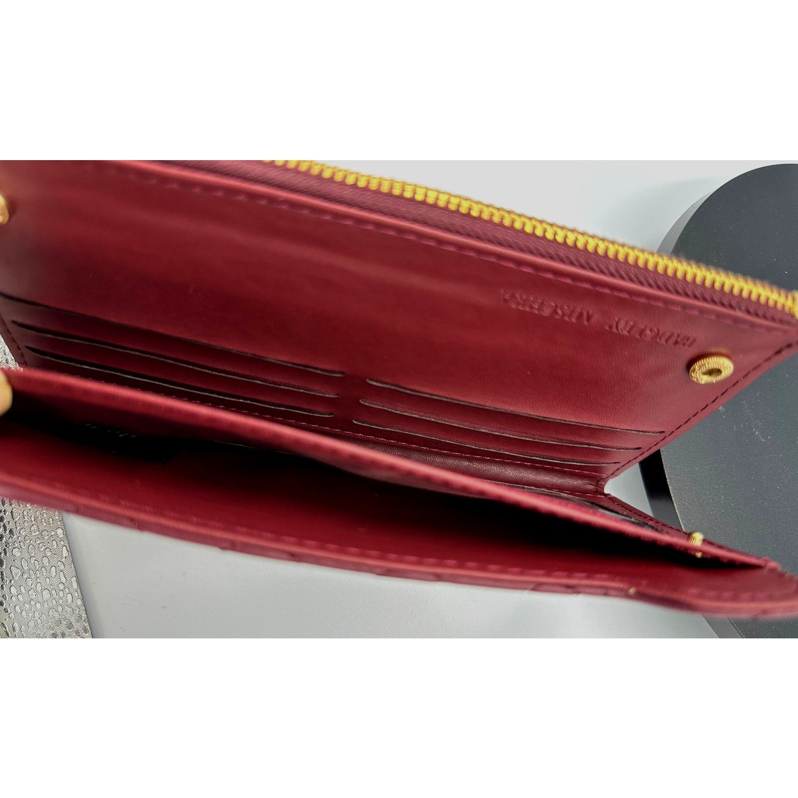 Badgley Mischka Badgley Mischka Quilted Long Wallet - Plum Size ONE SIZE - 9 Thumbnail