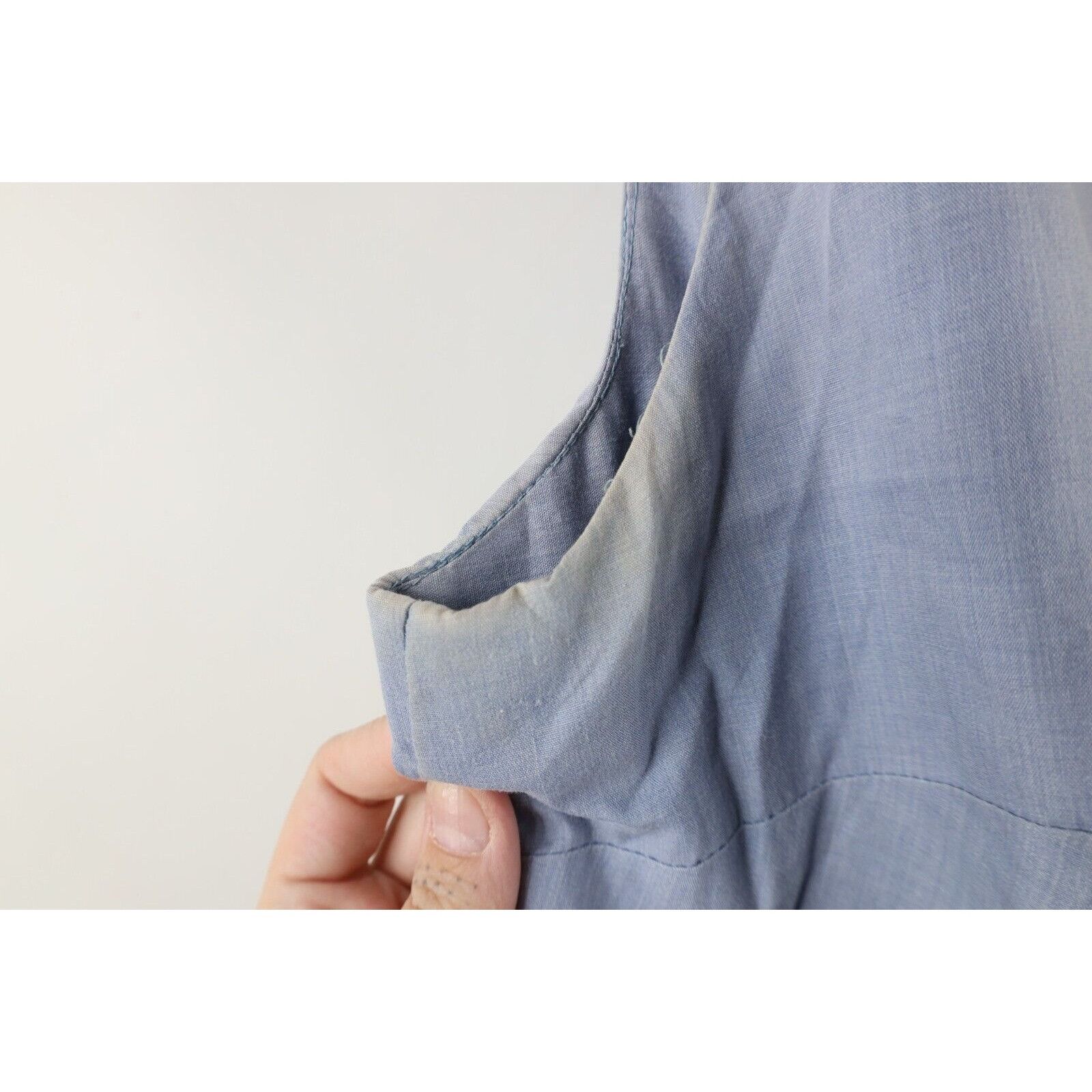 Vintage Vintage 60s 70s Distressed Sun Faded Pleated Dress Size M / US 6-8 / IT 42-44 - 8 Thumbnail