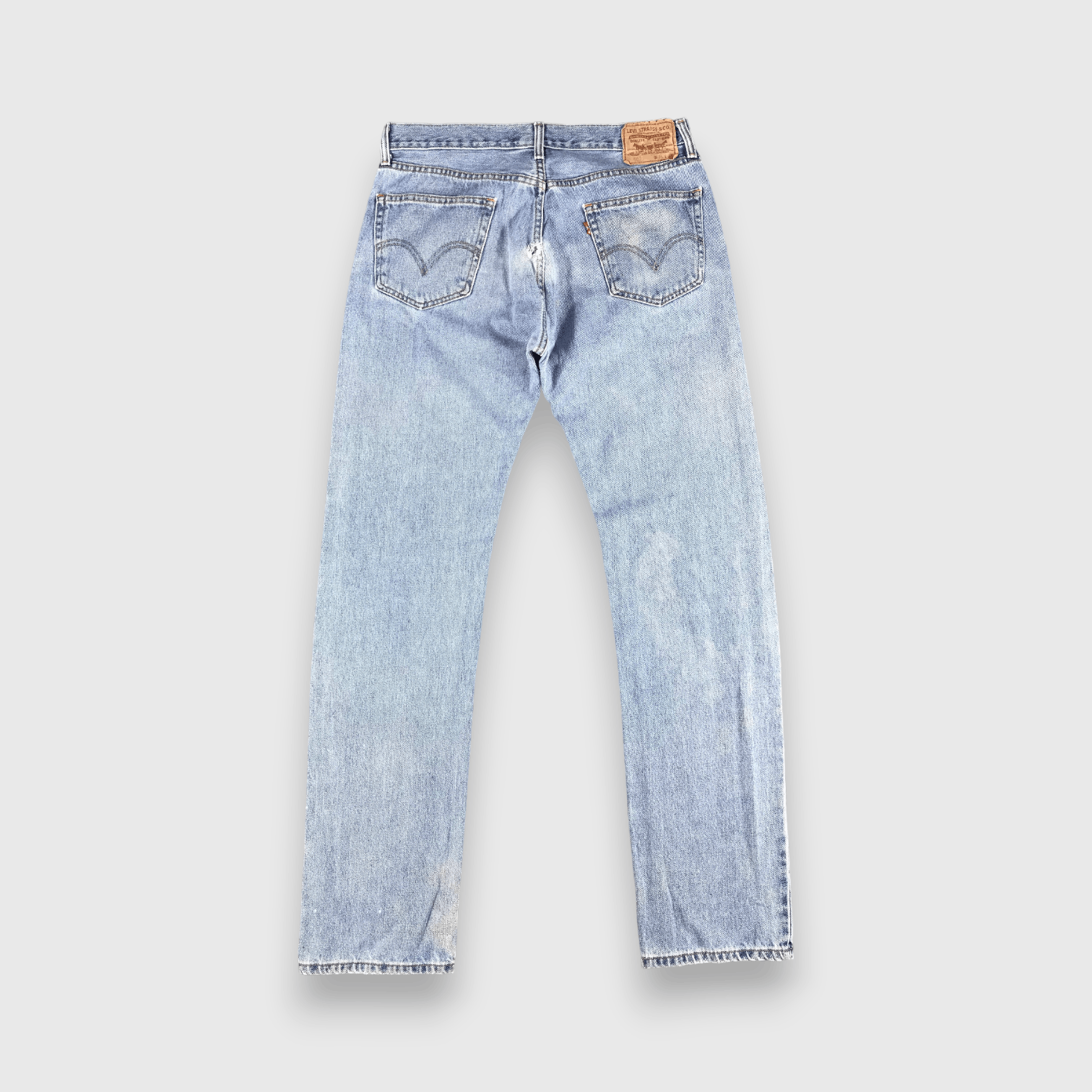 Levi's Vintage Blue Wash Levis 505 Jeans-J1624 Size US 35 - 2 Thumbnail