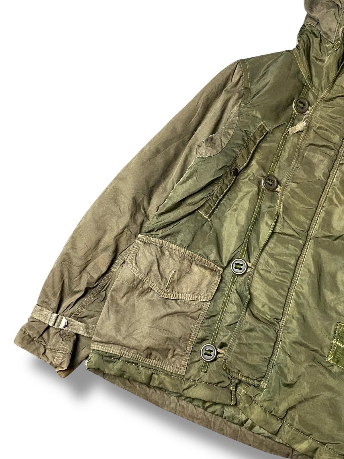 Japanese Brand Hippocampus Vintage Fatigues Military Jacket (149) Size US XXS / EU 40 - 3 Thumbnail
