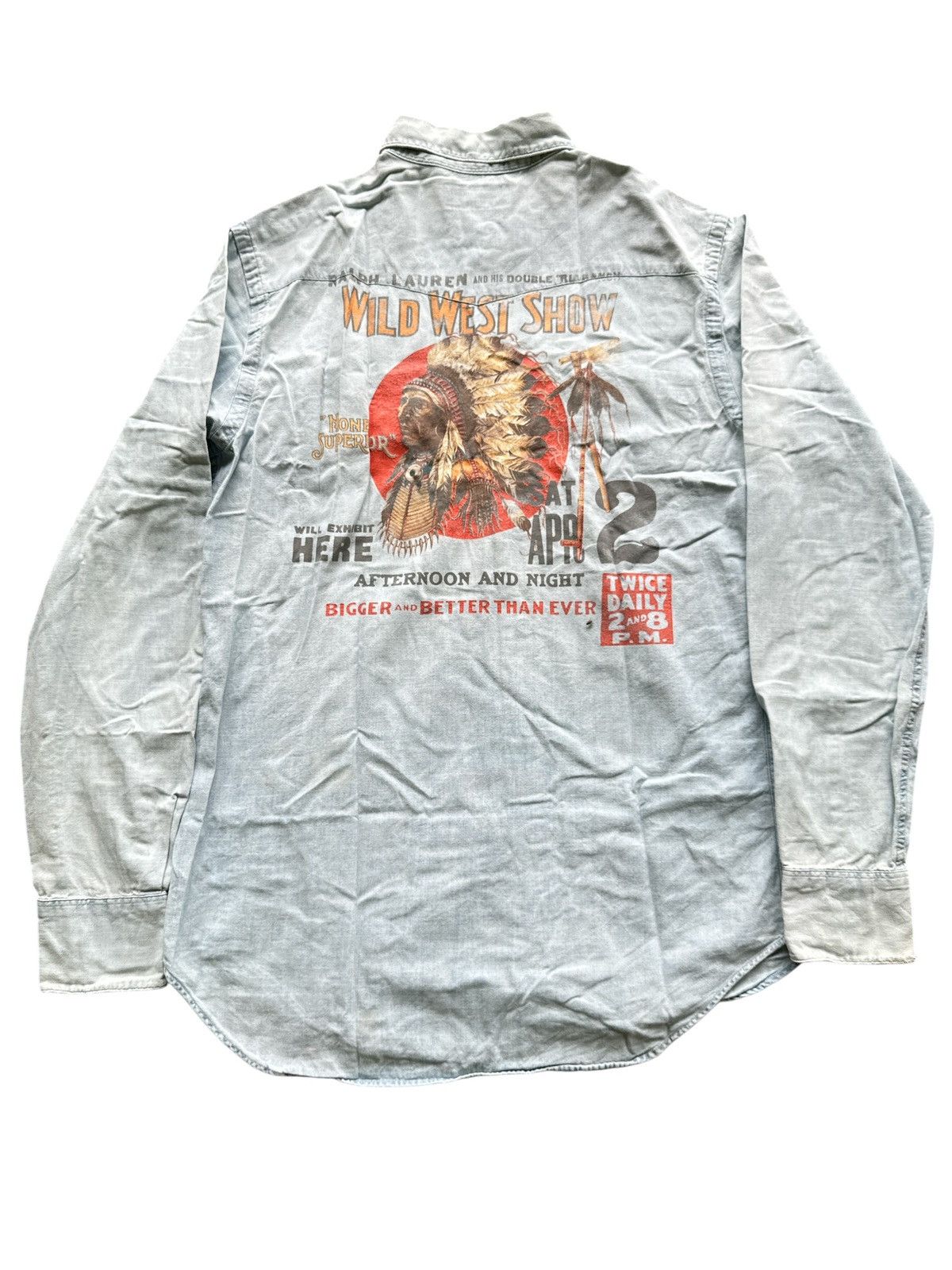 Japanese Brand Polo Ralph Lauren Double RL 20X30 . Size US XL / EU 56 / 4 - 6 Thumbnail