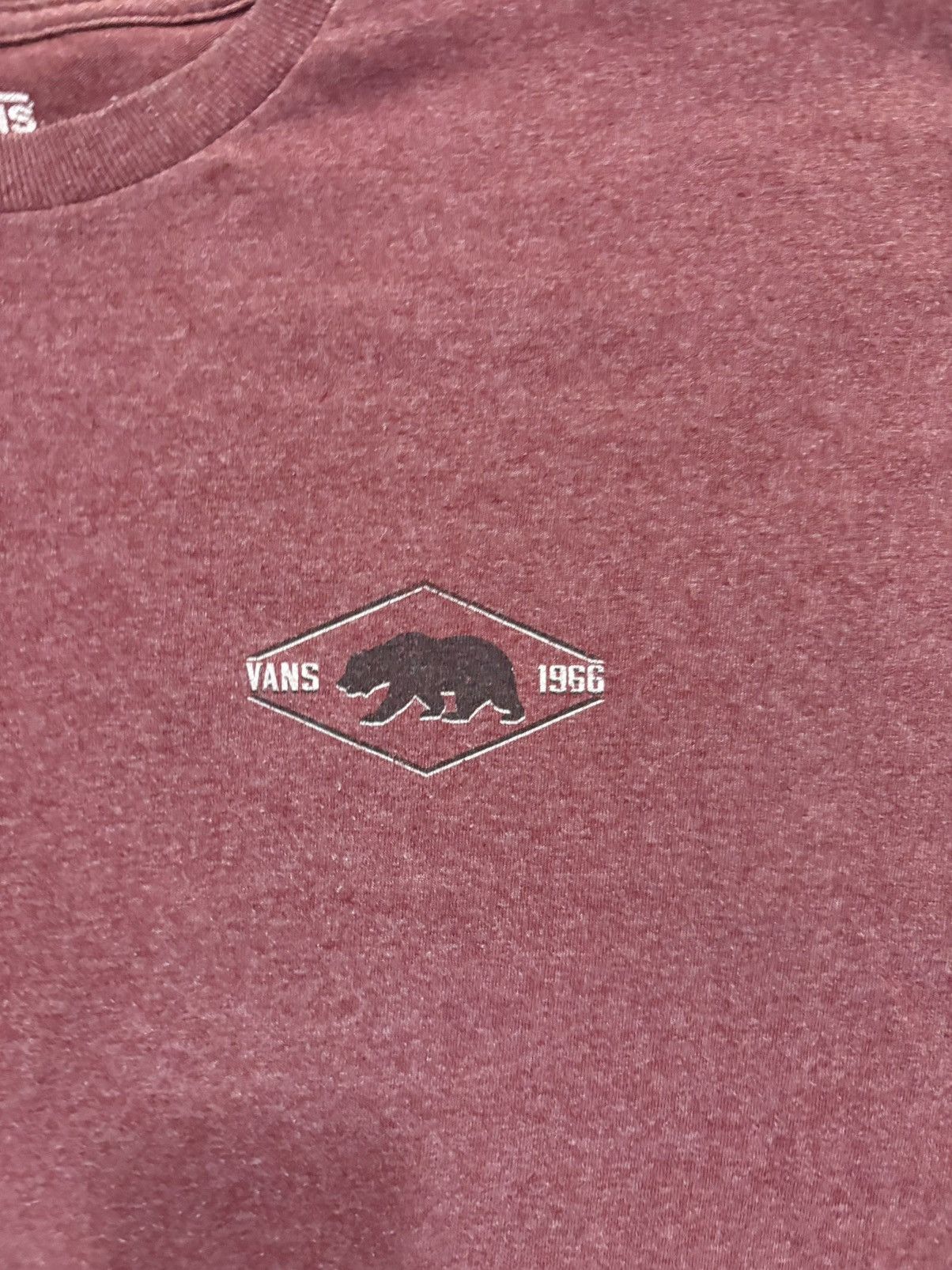 Vans Cool And Casual Maroon Van’s Tee Size US XL / EU 56 / 4 - 2 Thumbnail