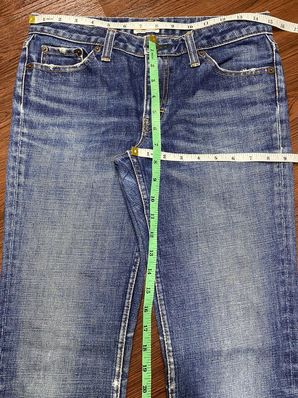 Japanese Brand Vintage Japanese Brands Sweet Camel Blue Wash Flare Jeans Size US 30 / EU 46 - 13 Thumbnail