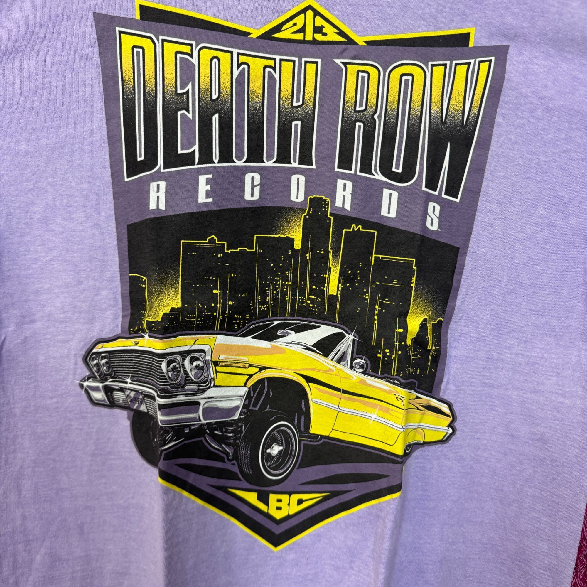 Death Row Records Death Row Records LBC Low Rider Rap Record Label Tee 1X/2X Size US XXL / EU 58 / 5 - 2 Thumbnail