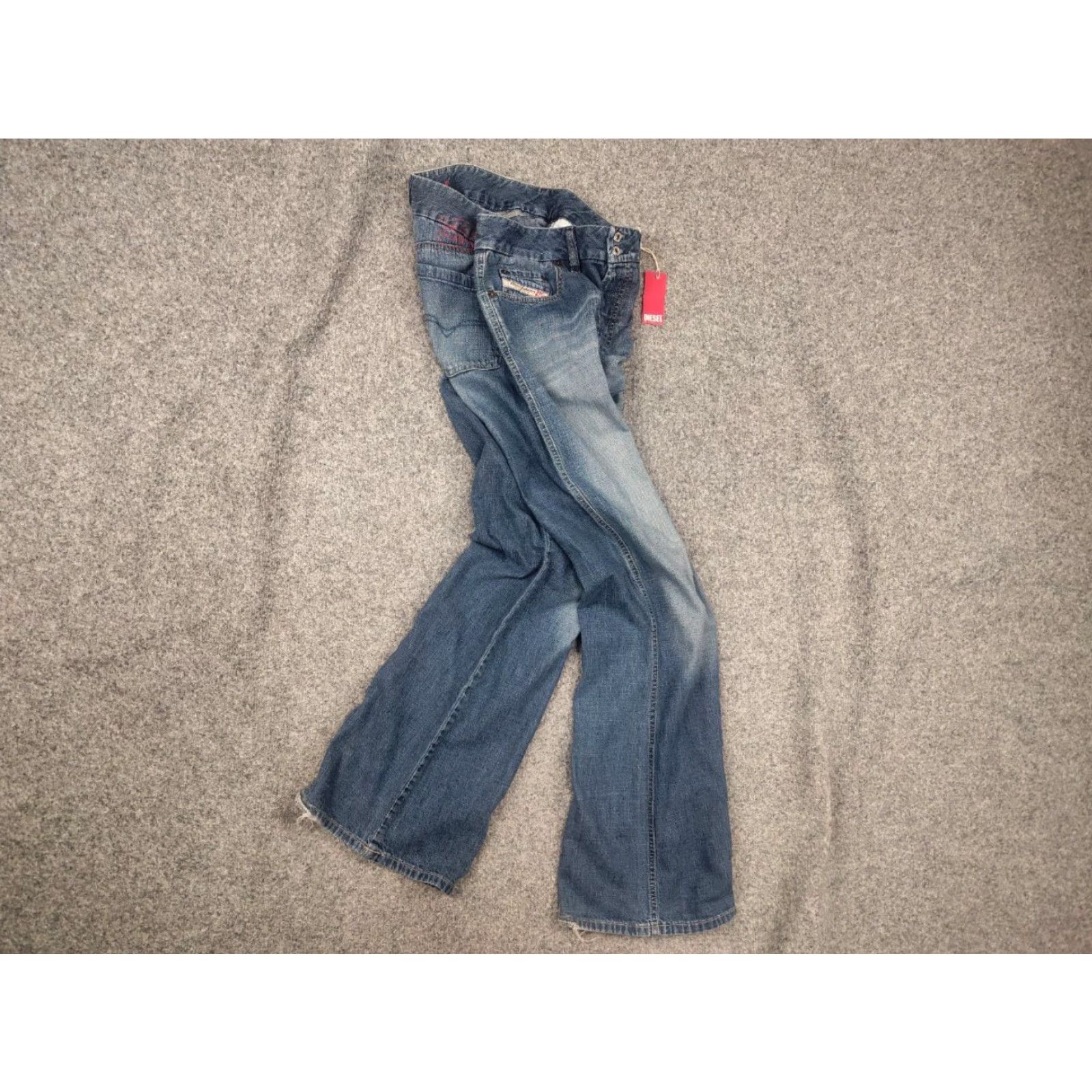 Diesel VINTAGE Diesel X-Rotuck Jeans Men’s 36 Regular Blue Denim 5-Pocket Distressed 90s Y2K Style Size US 36 / EU 52 - 2 Thumbnail