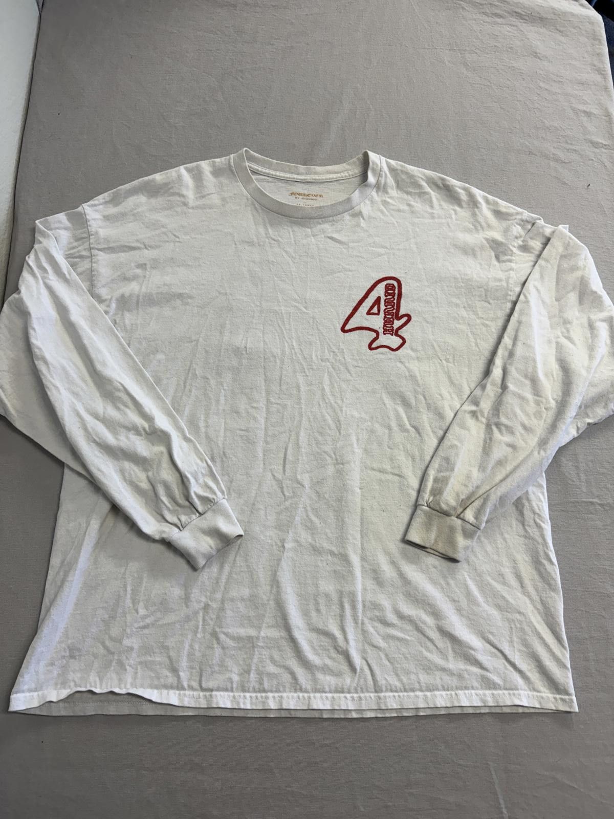 Forever 21 4Hunnid Fourever Hollow 4 White Long Sleeve T-Shirt 400 2XL Size US XXL / EU 58 / 5 - 2 Thumbnail