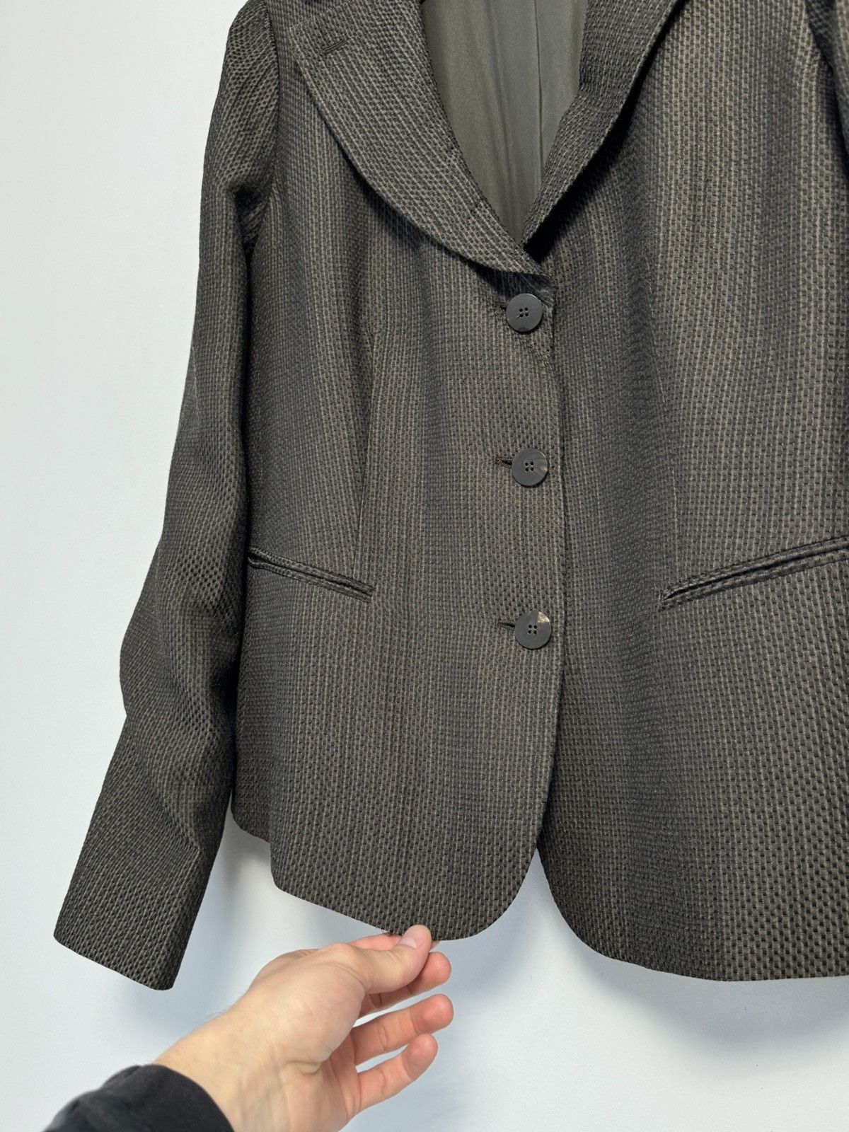 Armani × Armani Collezioni Armani Collezioni Blazer Woman’s Size 50 Fit One Button Size XL / US 12-14 / IT 48-50 - 10 Thumbnail
