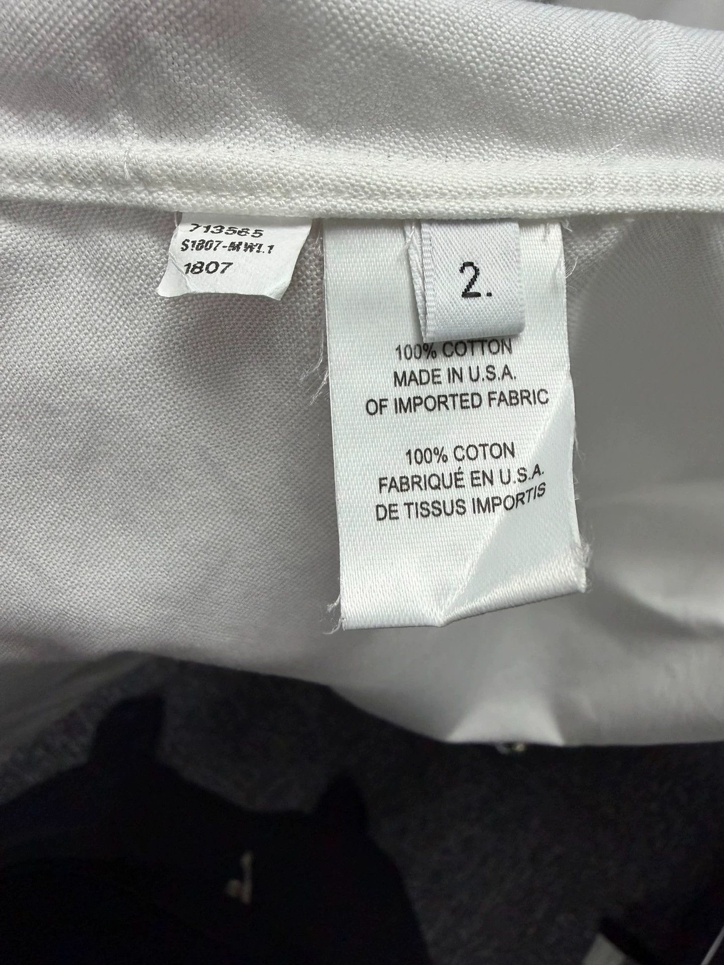 Thom Browne TB 3-Color Arm Stripe White Oxford Shirt Size 2 Size US M / EU 48-50 / 2 - 5 Thumbnail