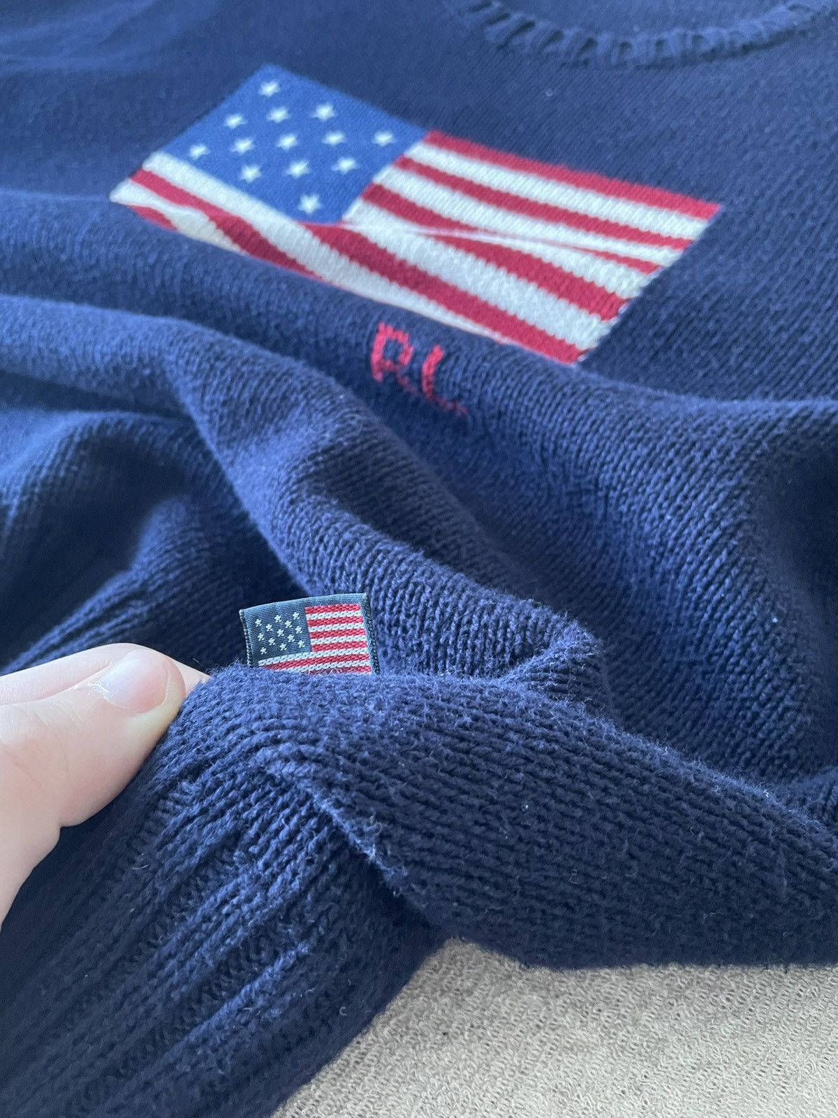 Polo Ralph Lauren × Ralph Lauren Ralph Lauren USA Jumper Size US XL / EU 56 / 4 - 5 Thumbnail