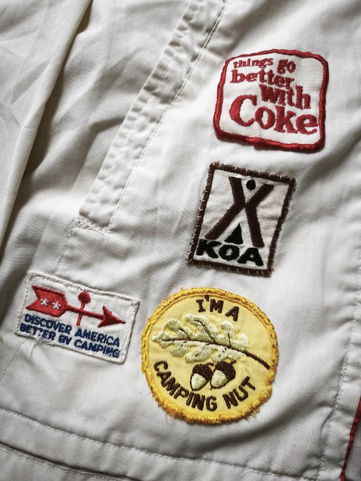 Other Nascar Bobby Allison Jacket Patches M Medium Cream White Size ONE SIZE - 4 Thumbnail