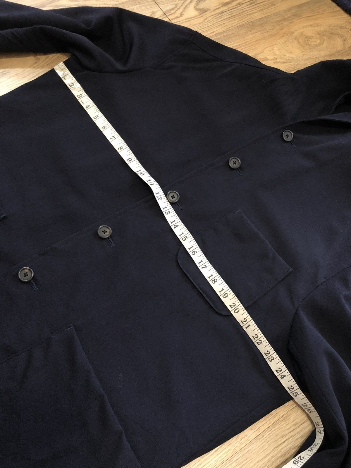 Vintage × Y's for Men × Yohji Yamamoto Yohji Yamamoto Y’s for Men hooded wools long blazer jacket Size US M / EU 48-50 / 2 - 10 Thumbnail