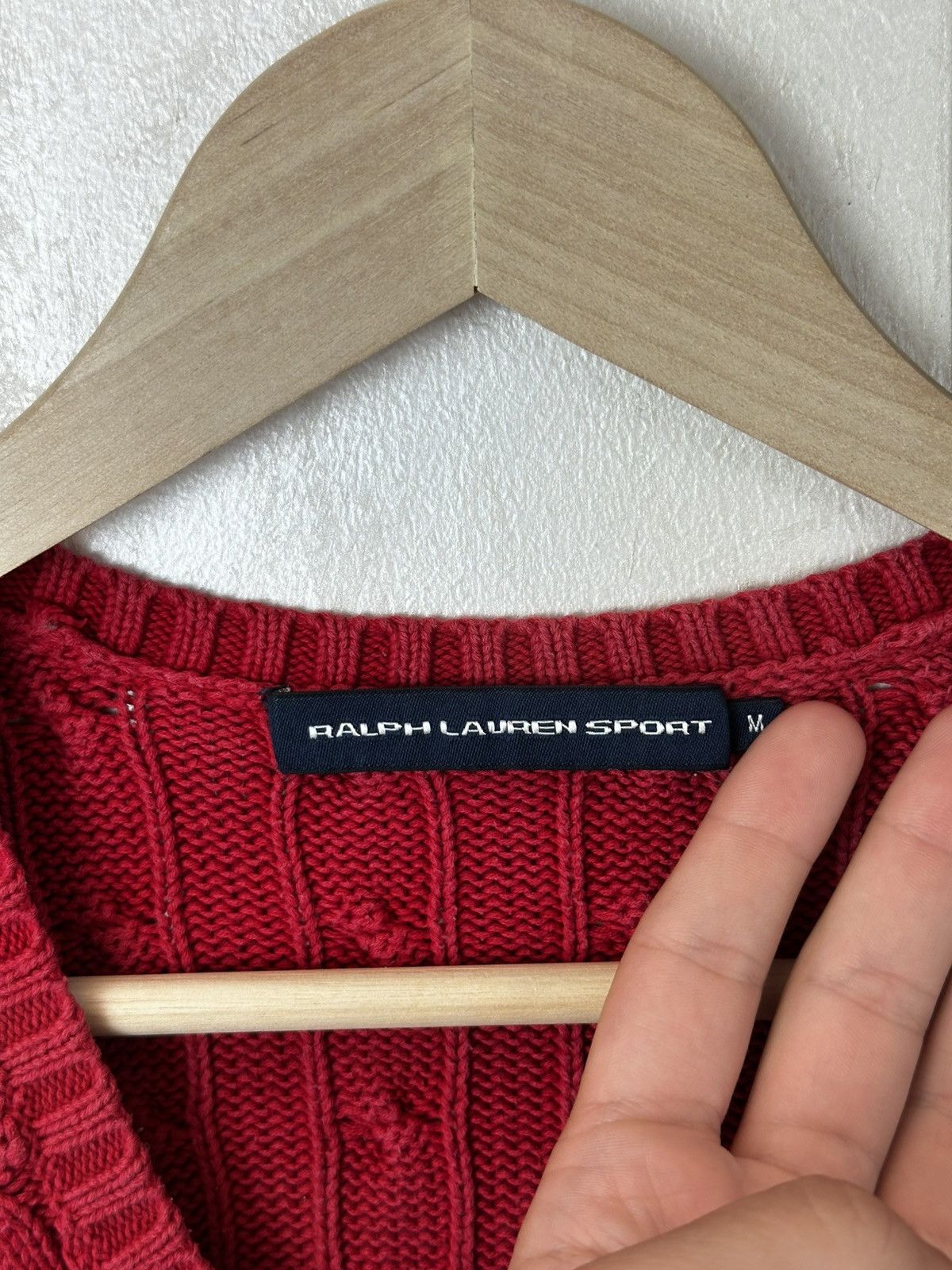 Polo Ralph Lauren Polo Ralph Lauren Cable Knit Cotton Sweater Size M / US 6-8 / IT 42-44 - 6 Thumbnail