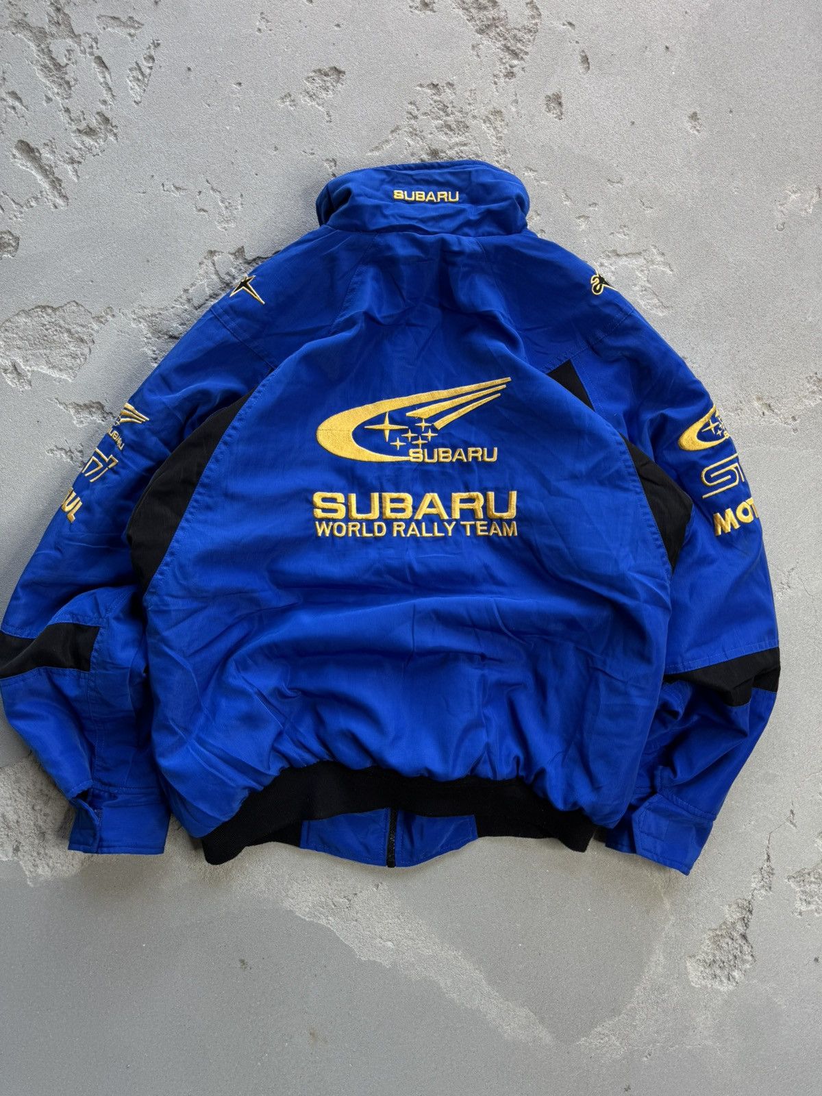 Vintage Rare Vintage Subaru World Bally Team Bomber Racing Jacket Size US M / EU 48-50 / 2 - 4 Thumbnail