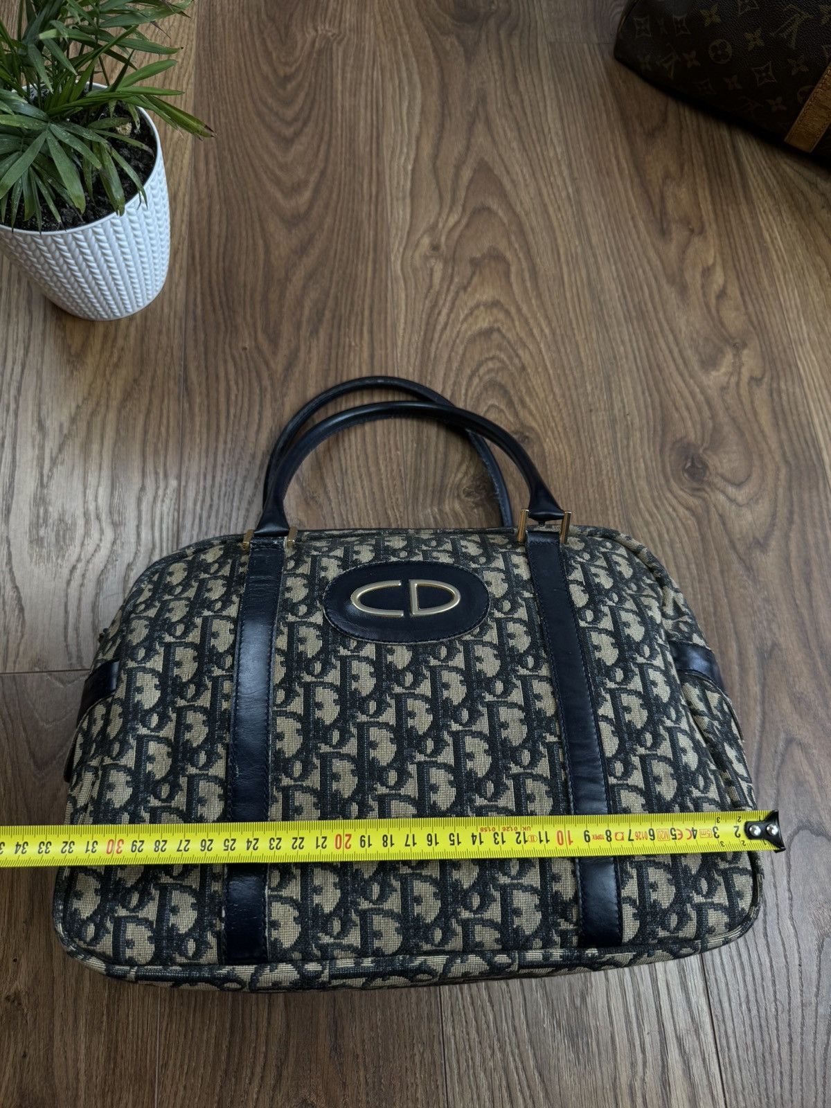 Dior Vintage leather bag Christian Dior monogram original item Size ONE SIZE - 7 Thumbnail