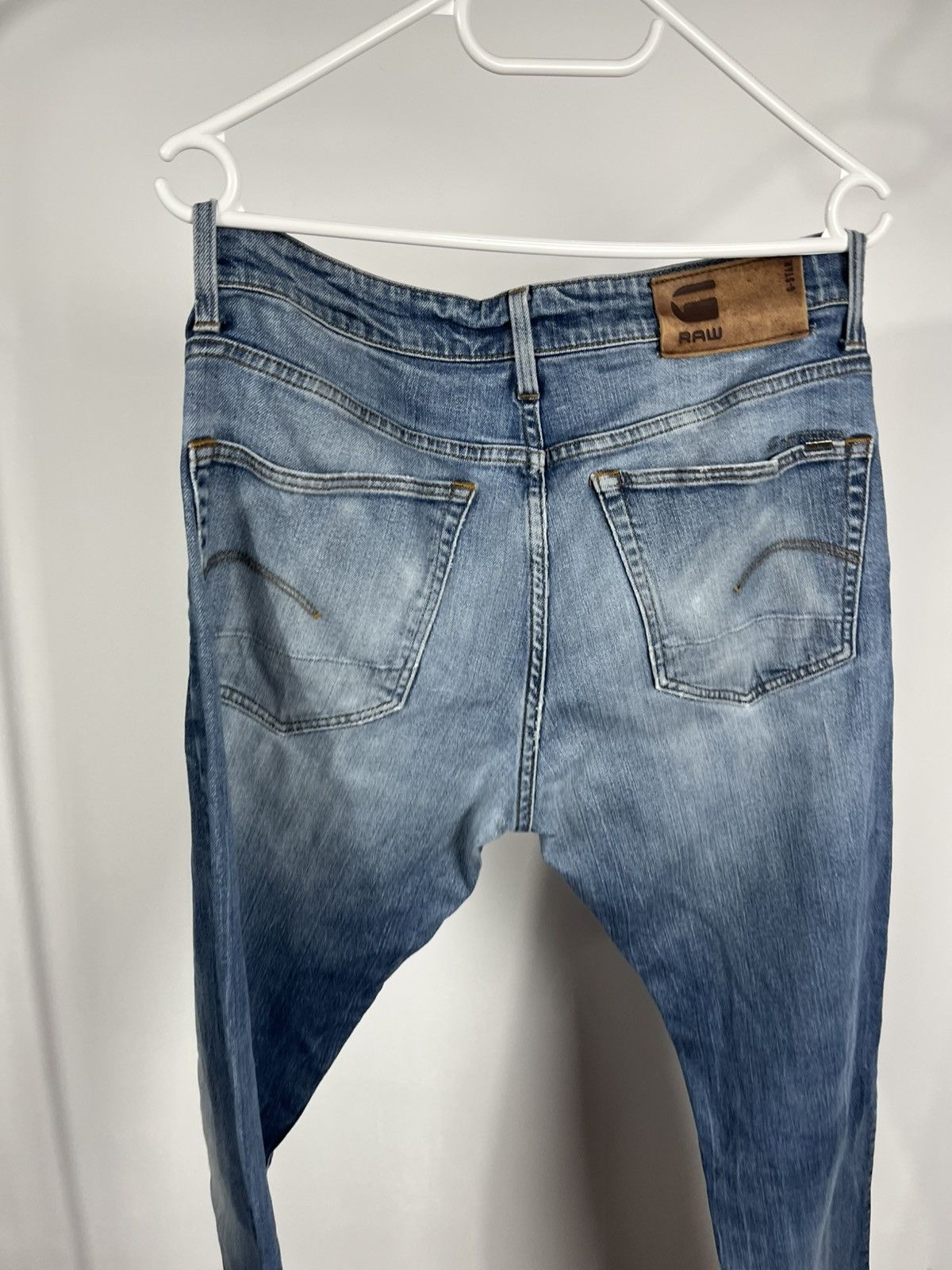 G-Star G-Star RAW 3301 Straight Fit Jeans W31 L32 Light Wash Size US 31 - 7 Thumbnail