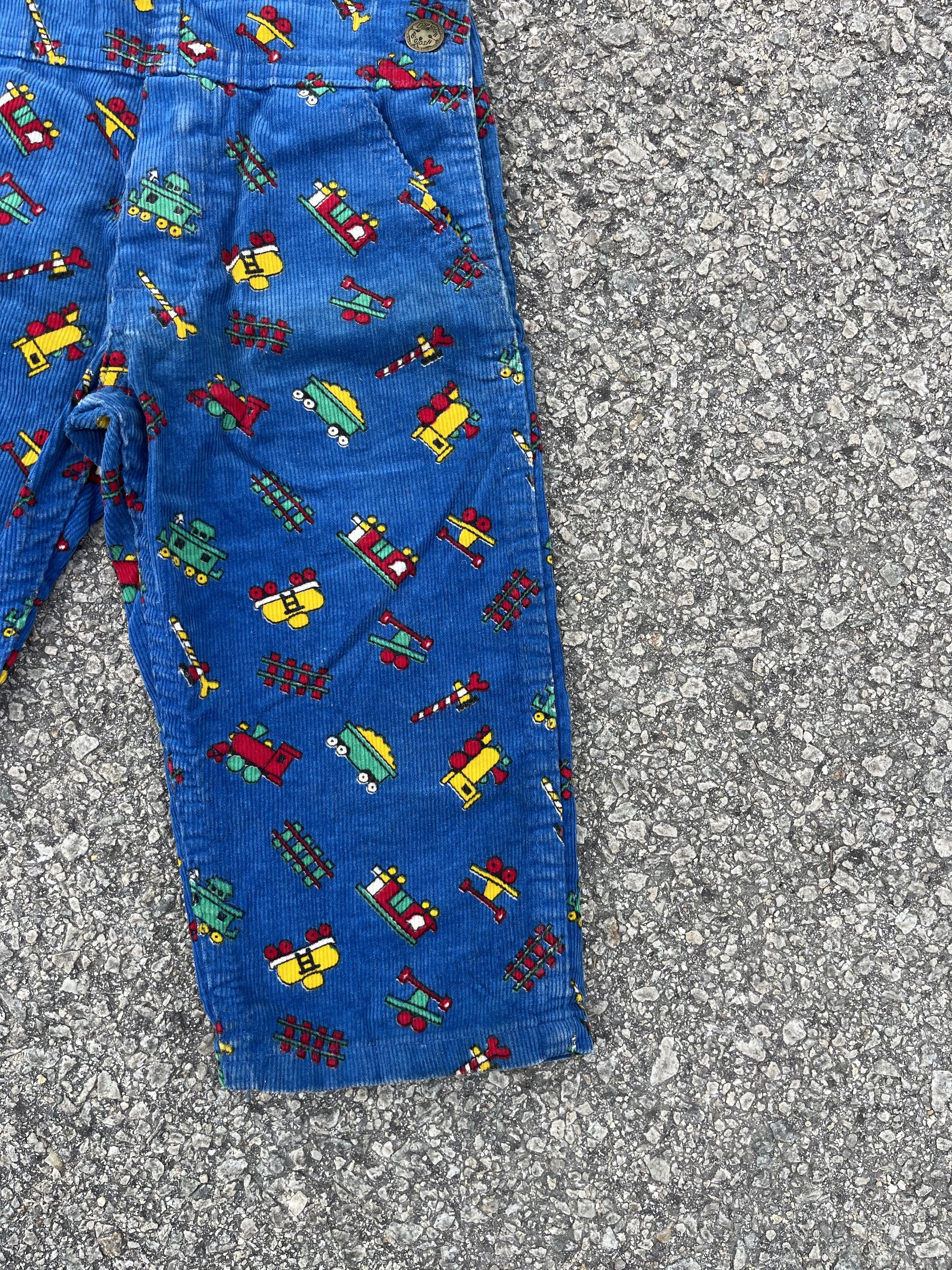 Oshkosh Vintage 70s Toddler OSHKOSH Corduroy Mini Train Size US 26 / EU 42 - 4 Thumbnail