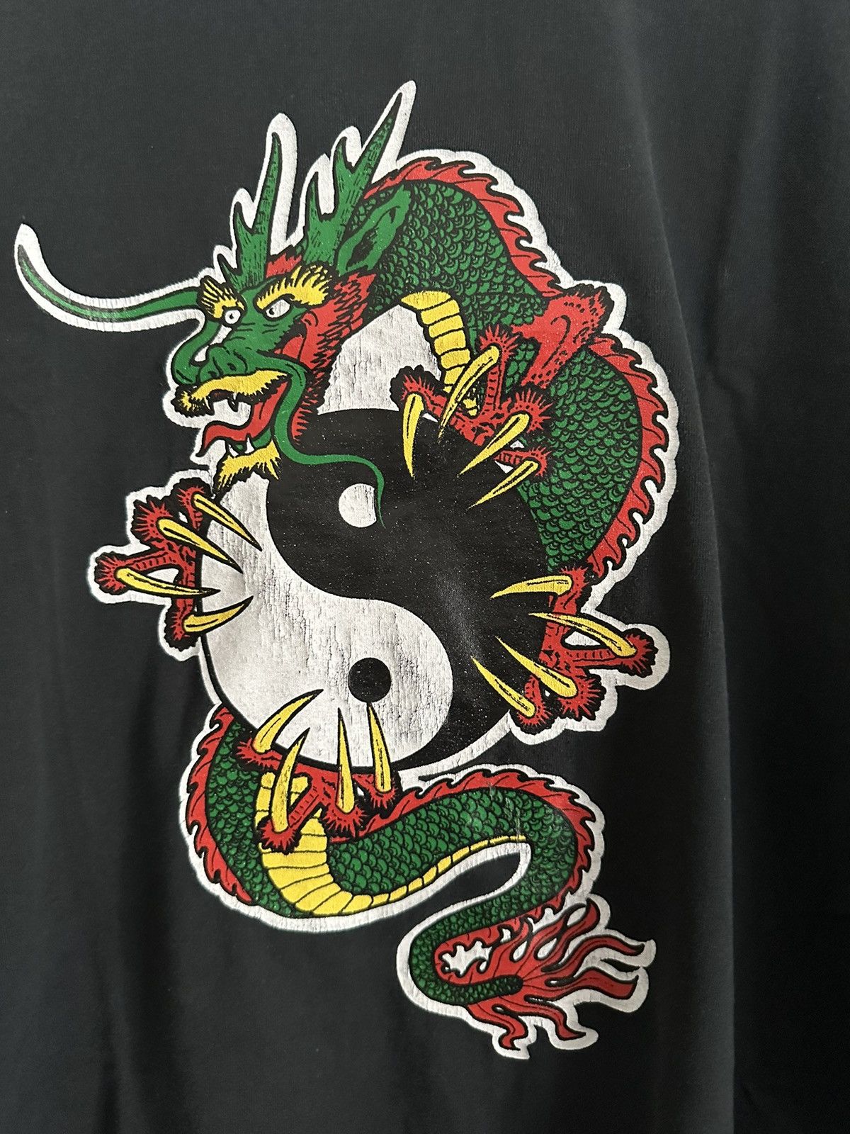 Fruit Of The Loom Y2K Dragon tee Size US XL / EU 56 / 4 - 5 Thumbnail