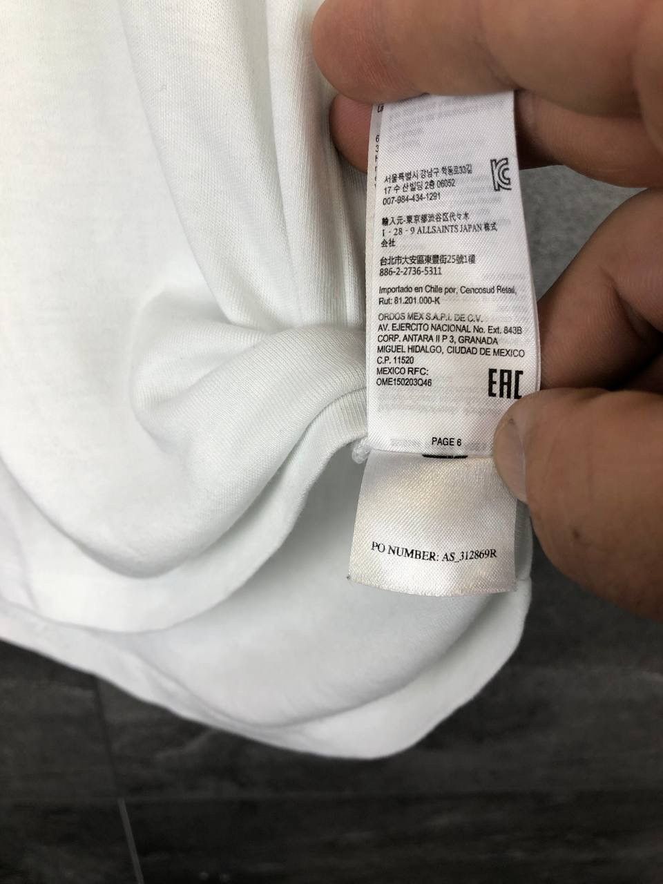 Allsaints AllSaints SS Men’s Loves Someone T-shirt Size US S / EU 44-46 / 1 - 7 Thumbnail