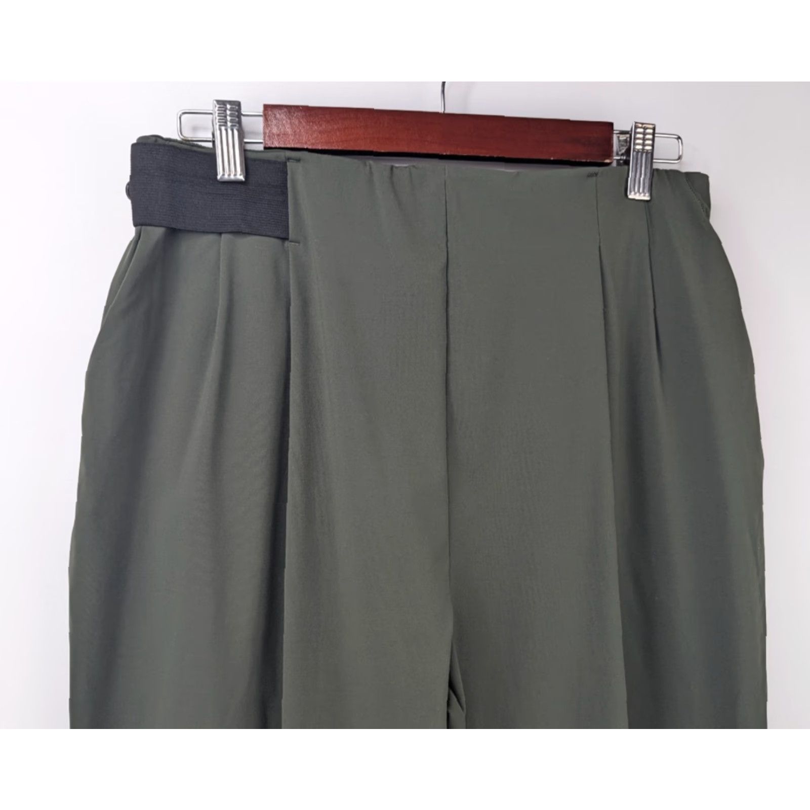 Vintage Aday Turn It Up Green High Rise Pull On Pants Women L Size Size 36" / US 14 / IT 50 - 3 Thumbnail