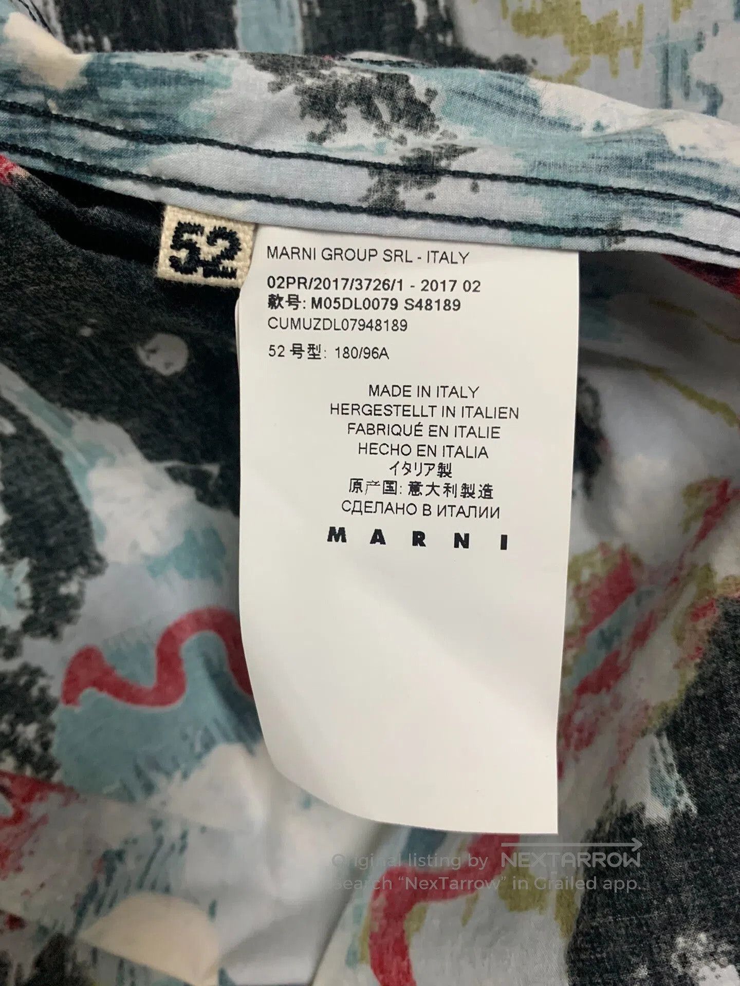 Marni Marni AW17 Graffiti Shirt. Size US L / EU 52-54 / 3 - 5 Thumbnail