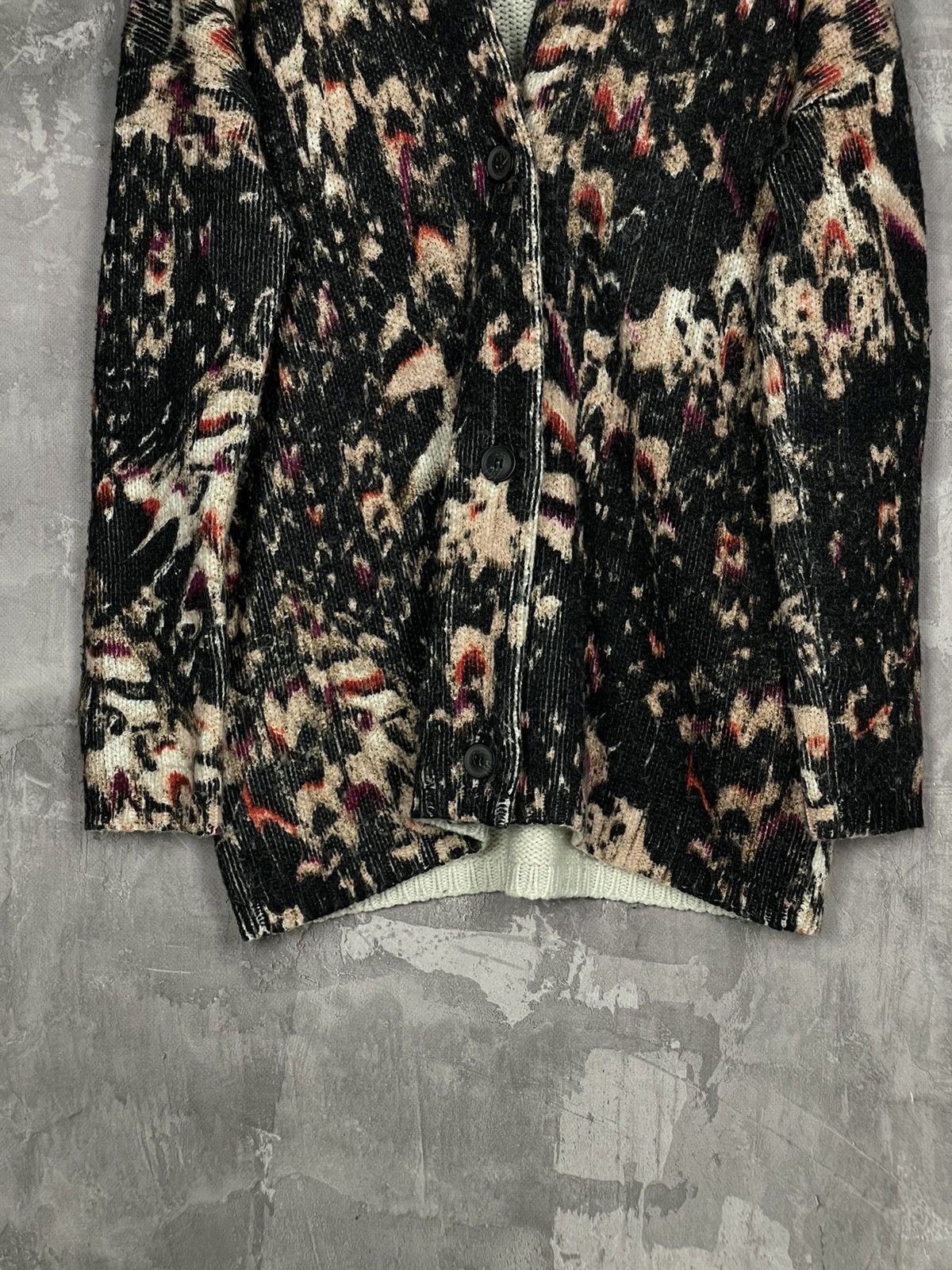 Allsaints AllSaints Cotton Oversized Mesh Y2K Coloured Cardigan Size US XS / EU 42 / 0 - 5 Thumbnail