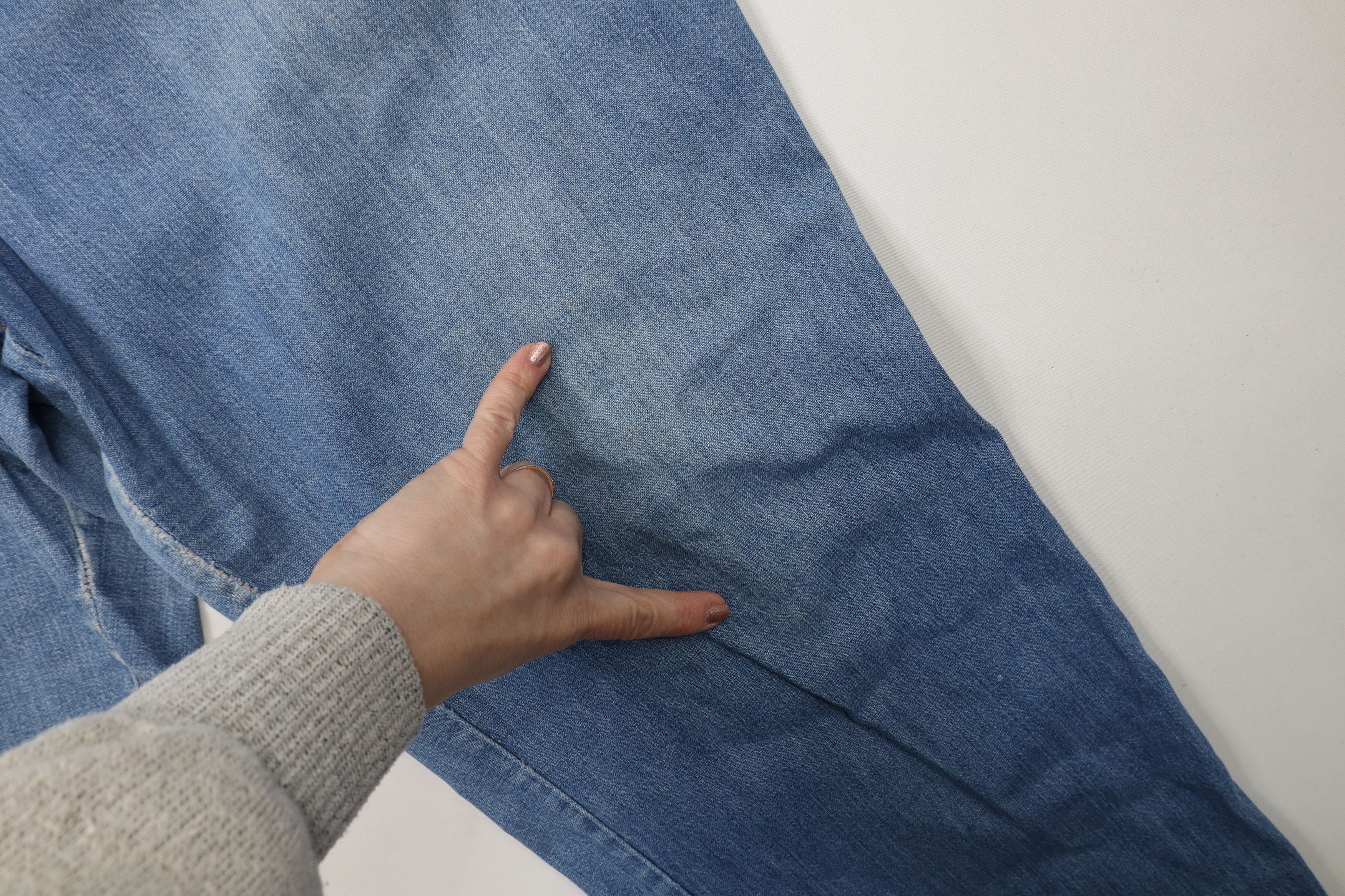 Vintage Vintage 70s Streetwear Relaxed Wide Leg Denim Jeans USA Size 42" / US 20 - 8 Thumbnail