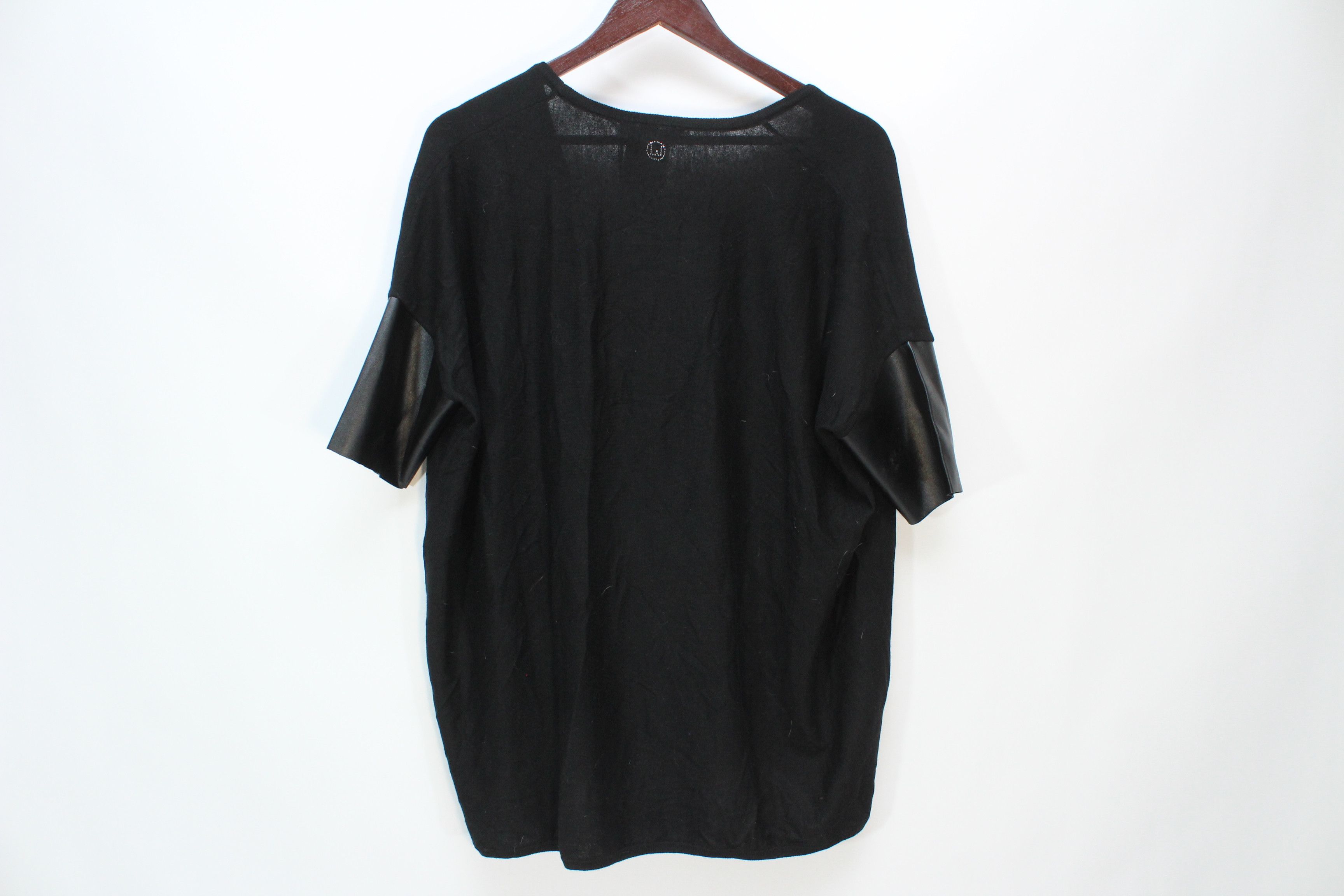 Liu Jo Liu Jo Blouse Sweater Leather Womens Size L Hype Rare Size L / US 10 / IT 46 - 3 Thumbnail