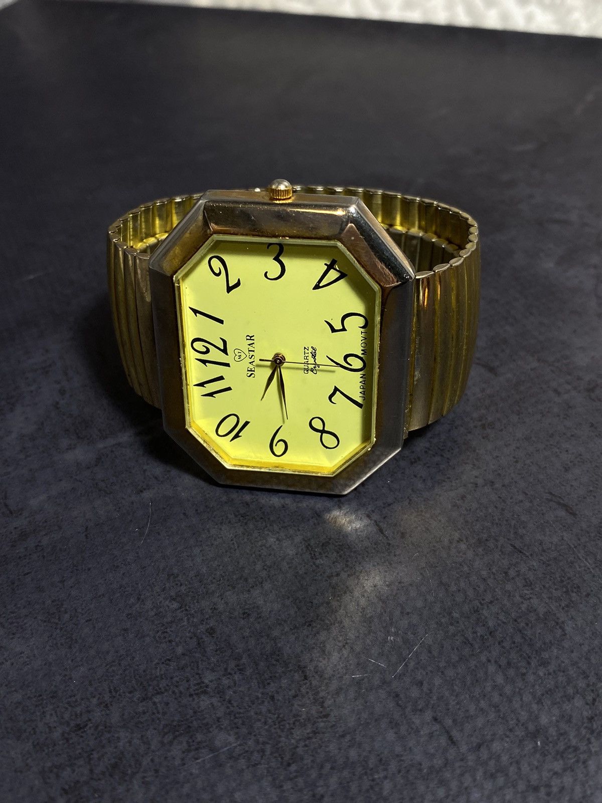 Jewelry Seastar Octagonal Gold Watch | Vintage Design Size ONE SIZE - 4 Thumbnail