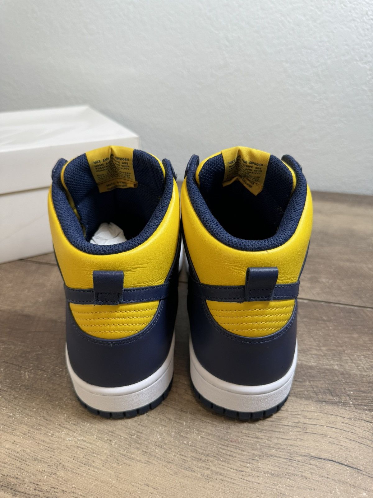 Nike Sacai x wmns NikeLab Dunk Lux Varsity Maize Navy Size 9 NEW Size US 9 / IT 39 - 4 Thumbnail