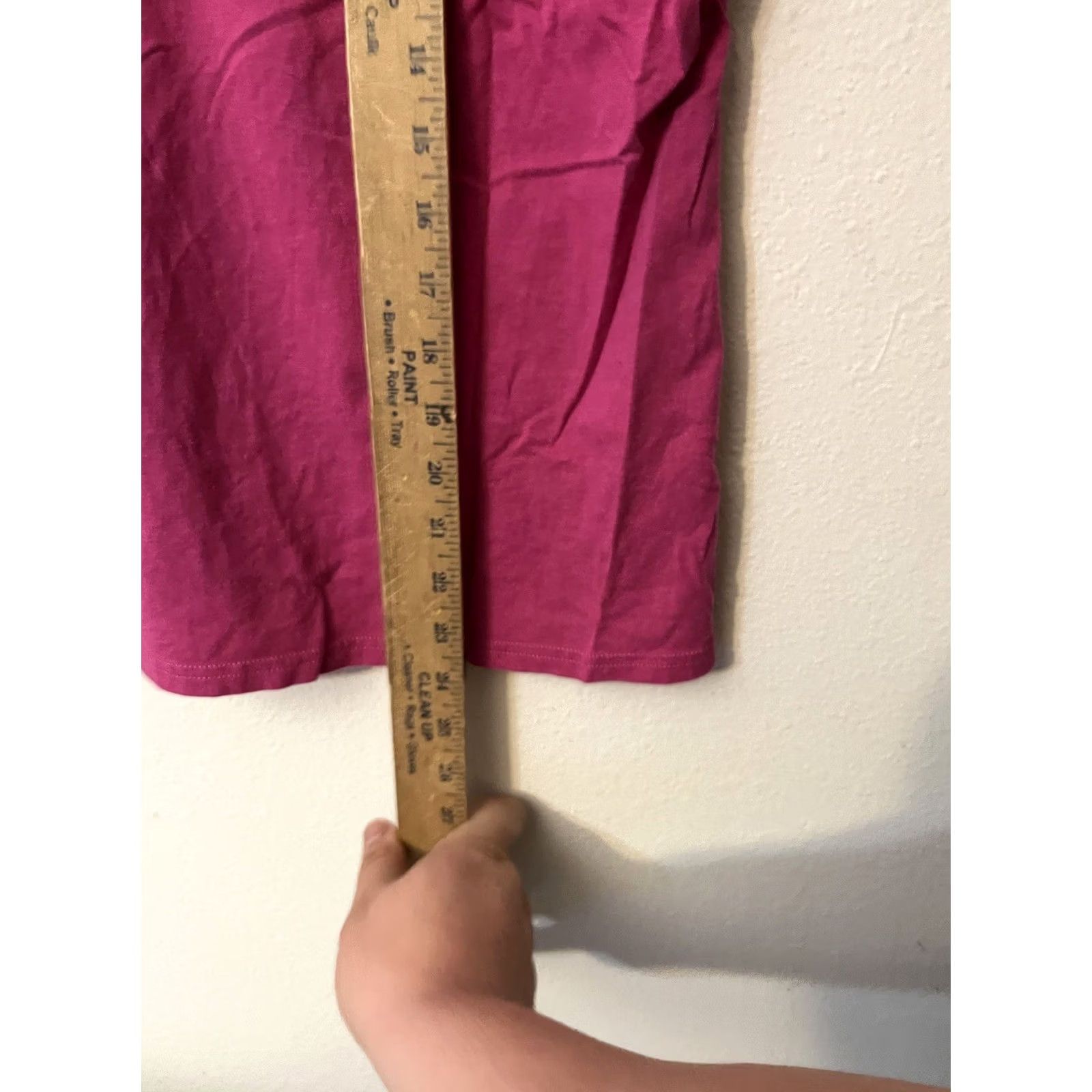 Croft & Barrow Croft & Barrow Pink Button Embroidered Henley T-Shirt Short Sleeve Size M Women Size M / US 6-8 / IT 42-44 - 5 Thumbnail