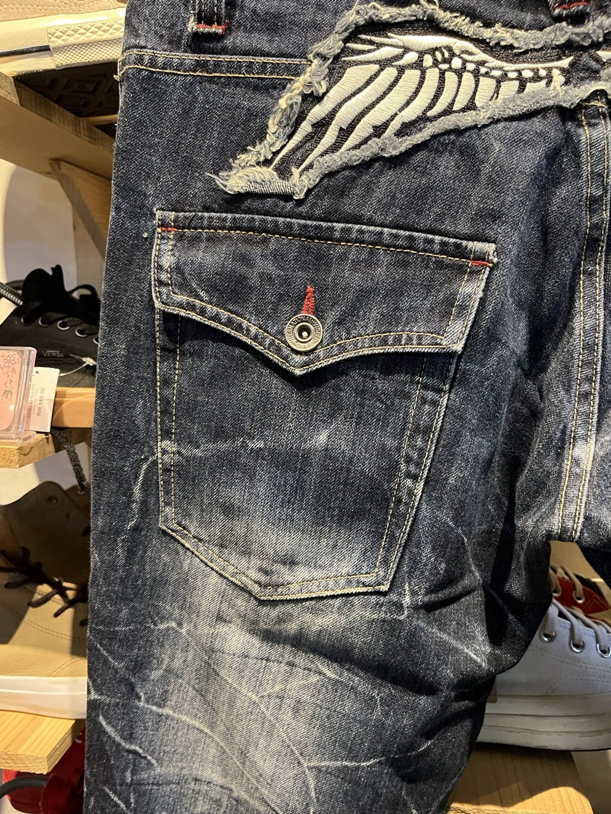 Japanese Brand Nylaus Jeans Japanese Jeans Size US 33 - 2 Thumbnail