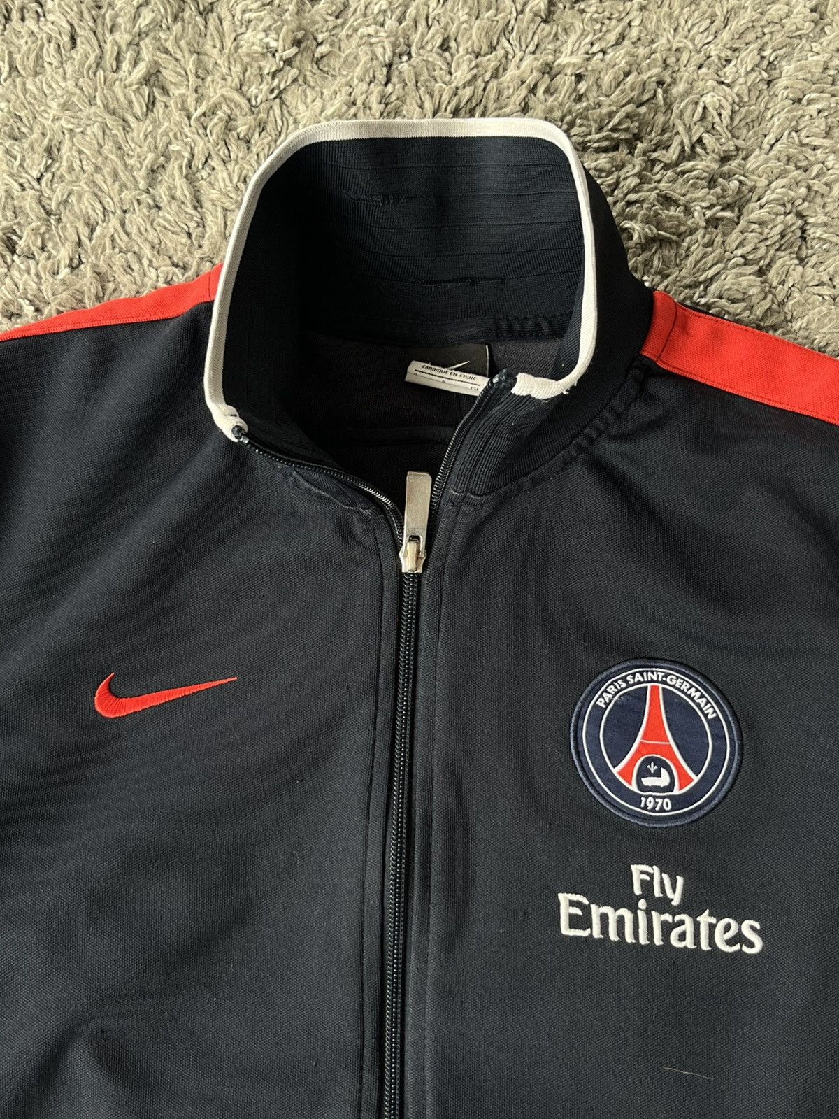 Nike Vintage Nike Zip Soccer Football team PSG Size US S / EU 44-46 / 1 - 12 Thumbnail