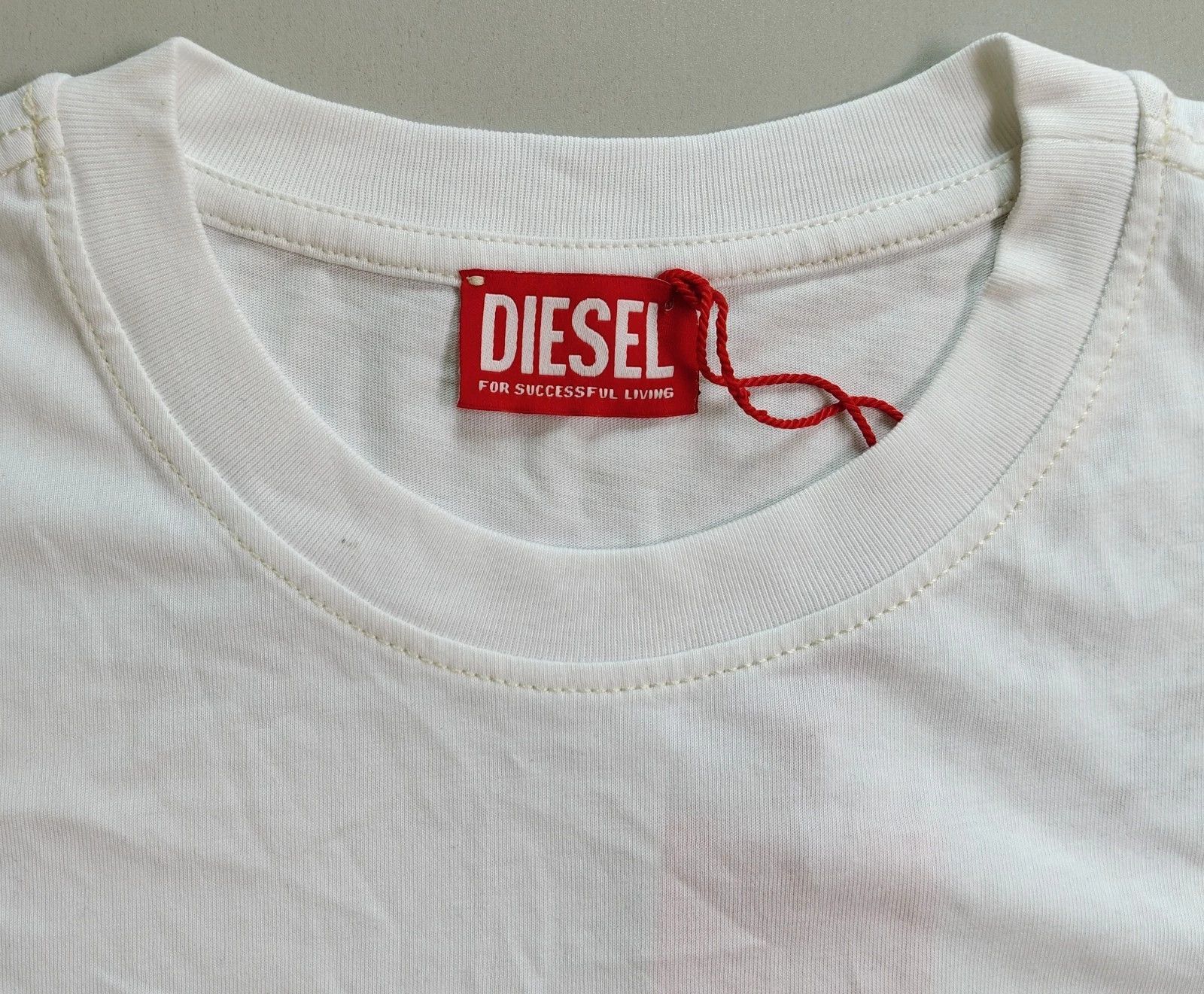 Diesel DIESEL White T-shirt T-Diegor-K75 T 4158 Size US M / EU 48-50 / 2 - 4 Thumbnail