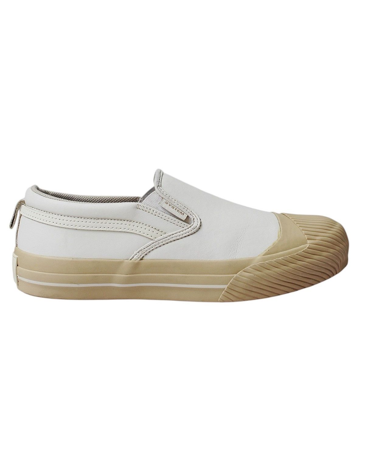Vintage FW2017 SYSTEM LEATHER SLIP-ON SNEAKERS WITH RUBBER TOE CAP Size US 7.5 / EU 40-41 - 4 Thumbnail