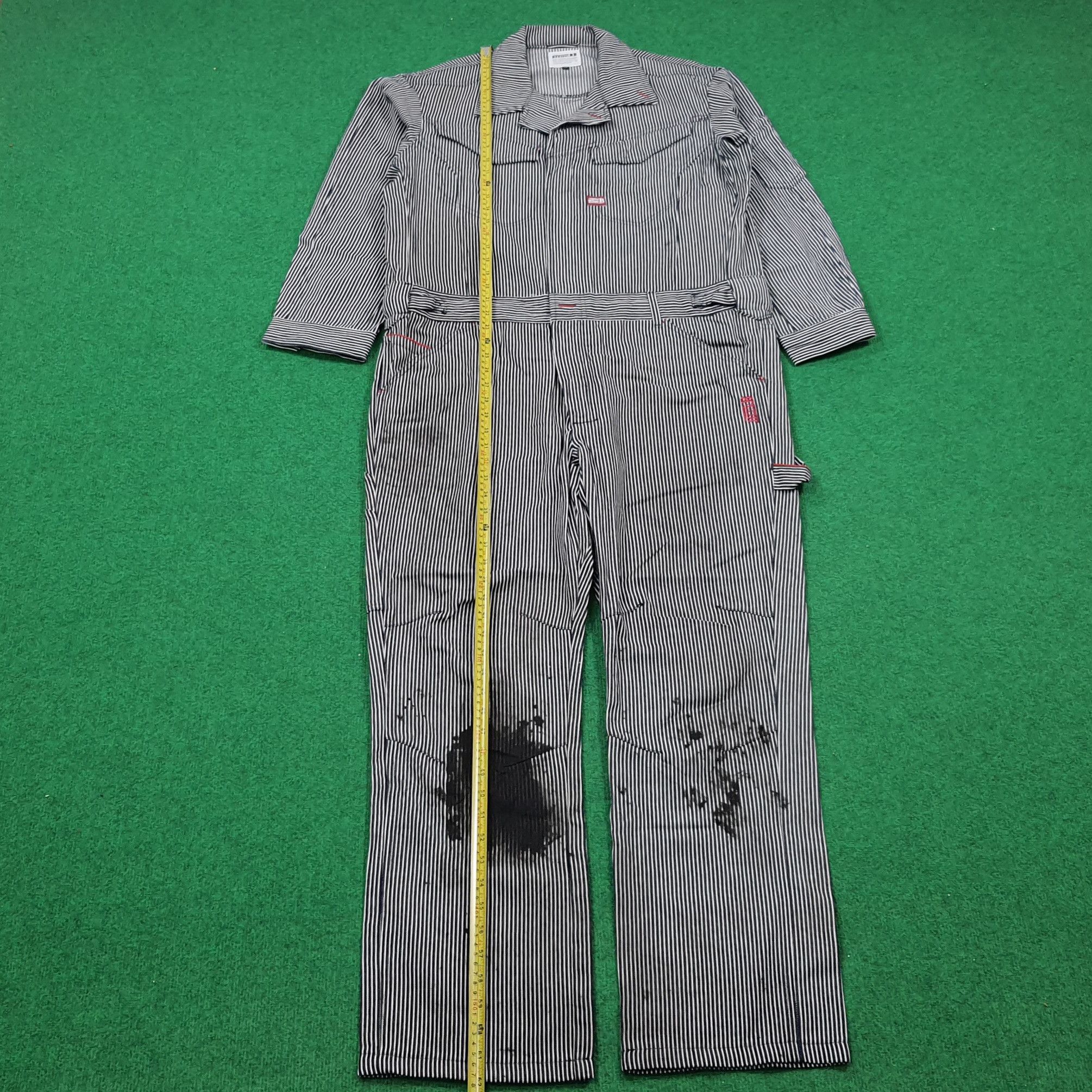 Japanese Brand Vintage Workwear Coverall With Hysteric Custom Logo C302N8 Size US XL / EU 56 / 4 - 4 Thumbnail