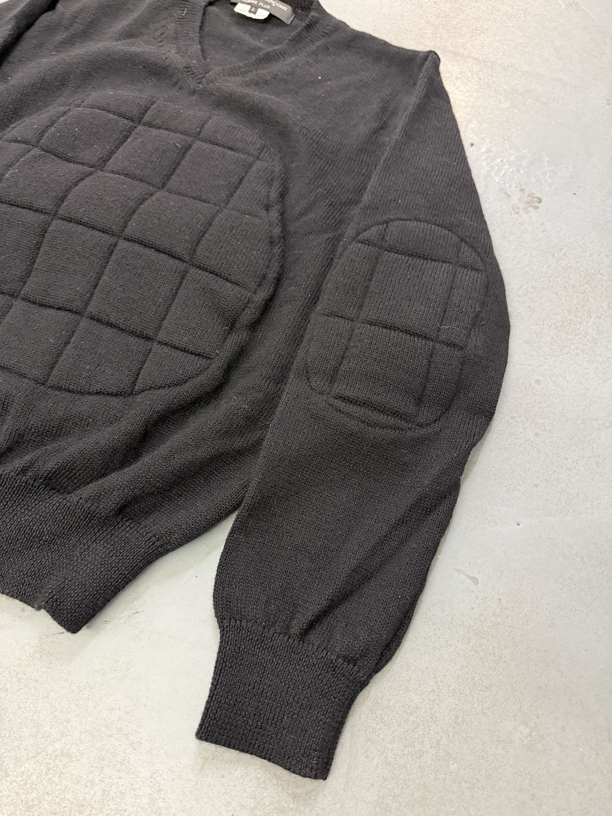 Comme des Garcons Homme Plus Comme des Garçons Homme Plus Padded Knit Armor Sweate Size US L / EU 52-54 / 3 - 4 Thumbnail