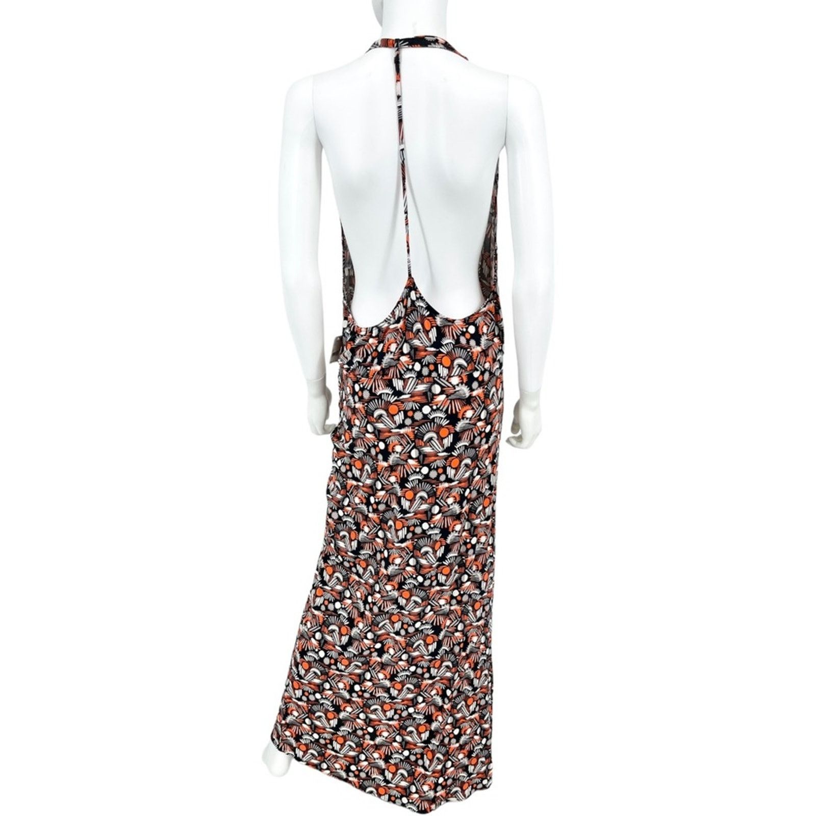 Free People Free People Daria Halter Maxi Dress Wrap Slit Plunge Large Size L / US 10 / IT 46 - 10 Thumbnail