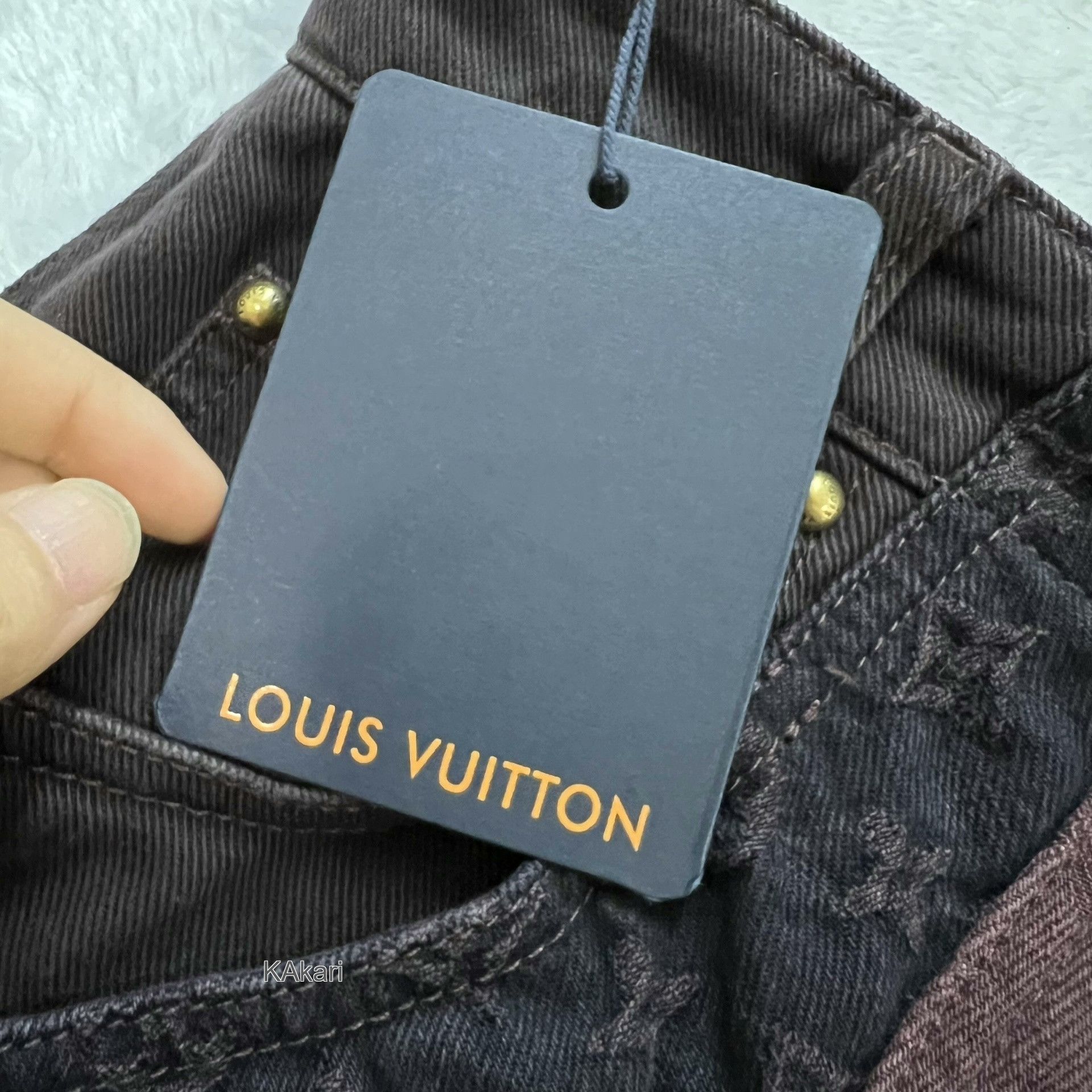 Louis Vuitton Louis Vuitton Monogram Spliced Jeans Size US 30 / EU 46 - 4 Thumbnail
