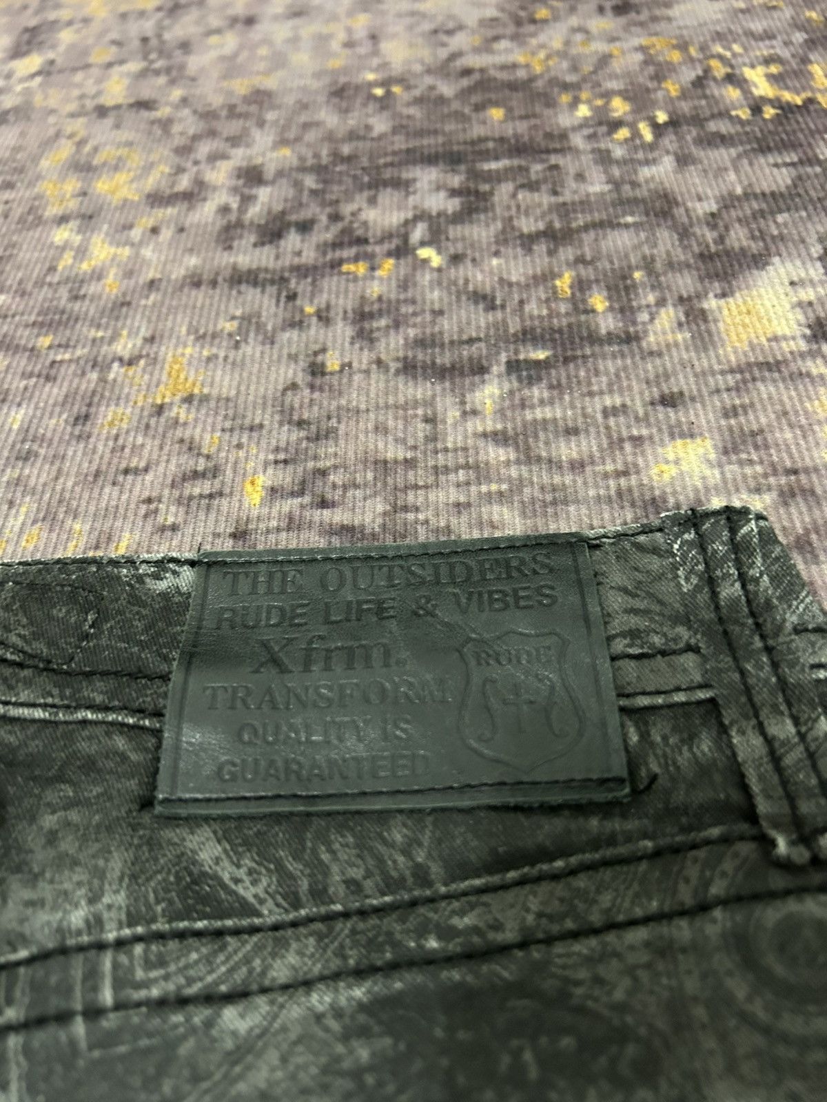 Beauty Beast Xfrm Paisley Studded Pants Size US 28 / EU 44 - 14 Thumbnail