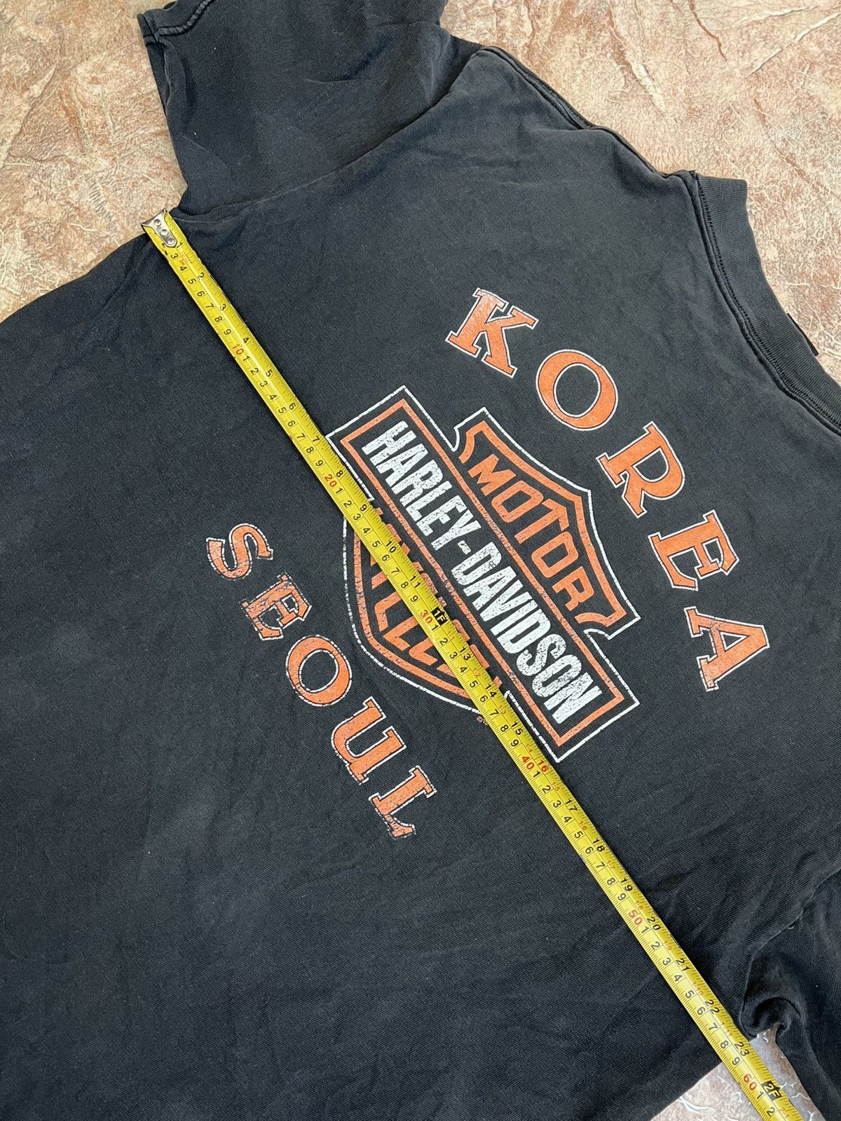 Harley Davidson Vintage Harley Davidson 1999 made in USA Seoul korea t shirt Size US XL / EU 56 / 4 - 7 Thumbnail