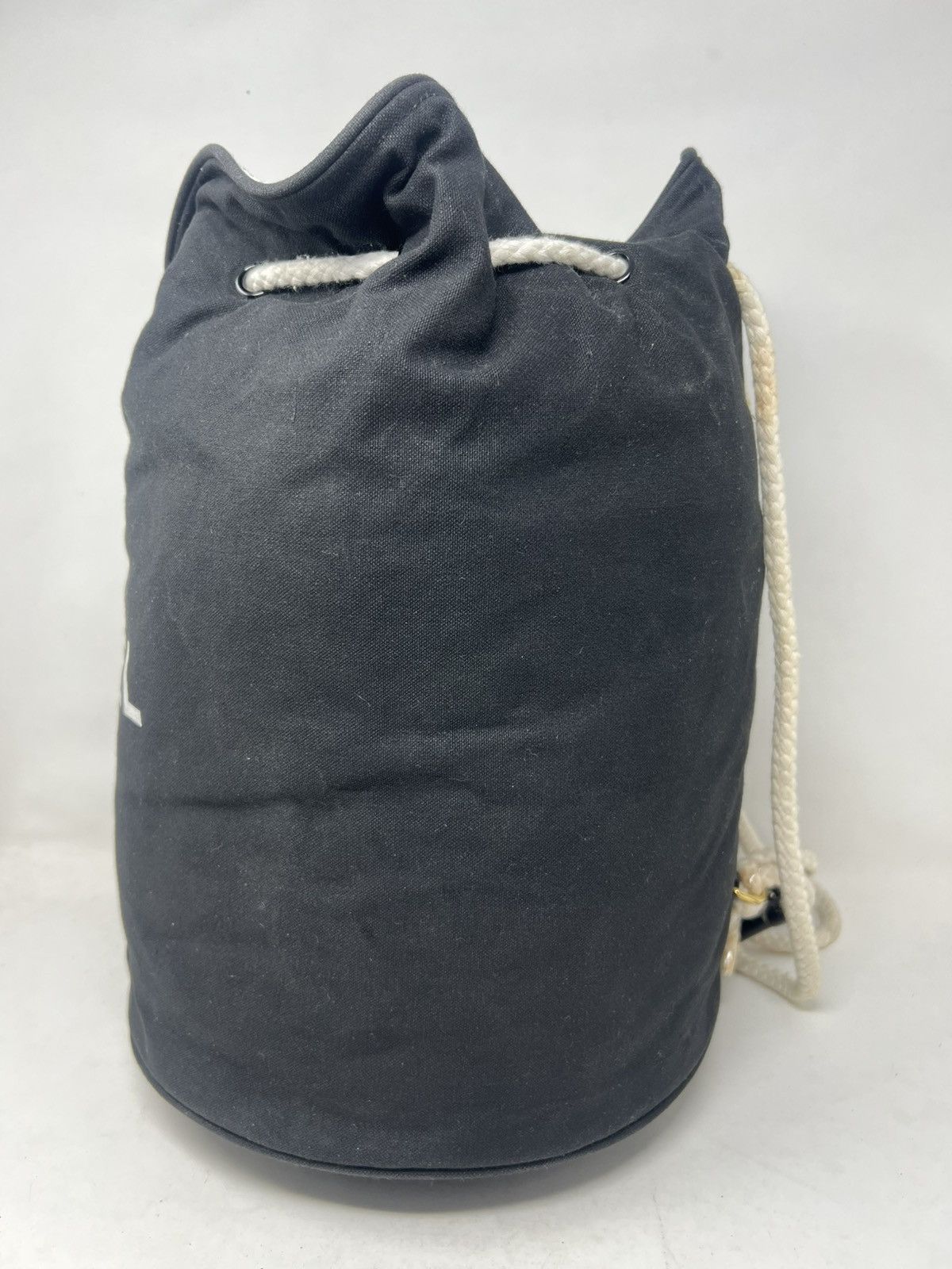 Chanel Chanel Black Drawstring Canvas Bucket Size ONE SIZE - 4 Thumbnail