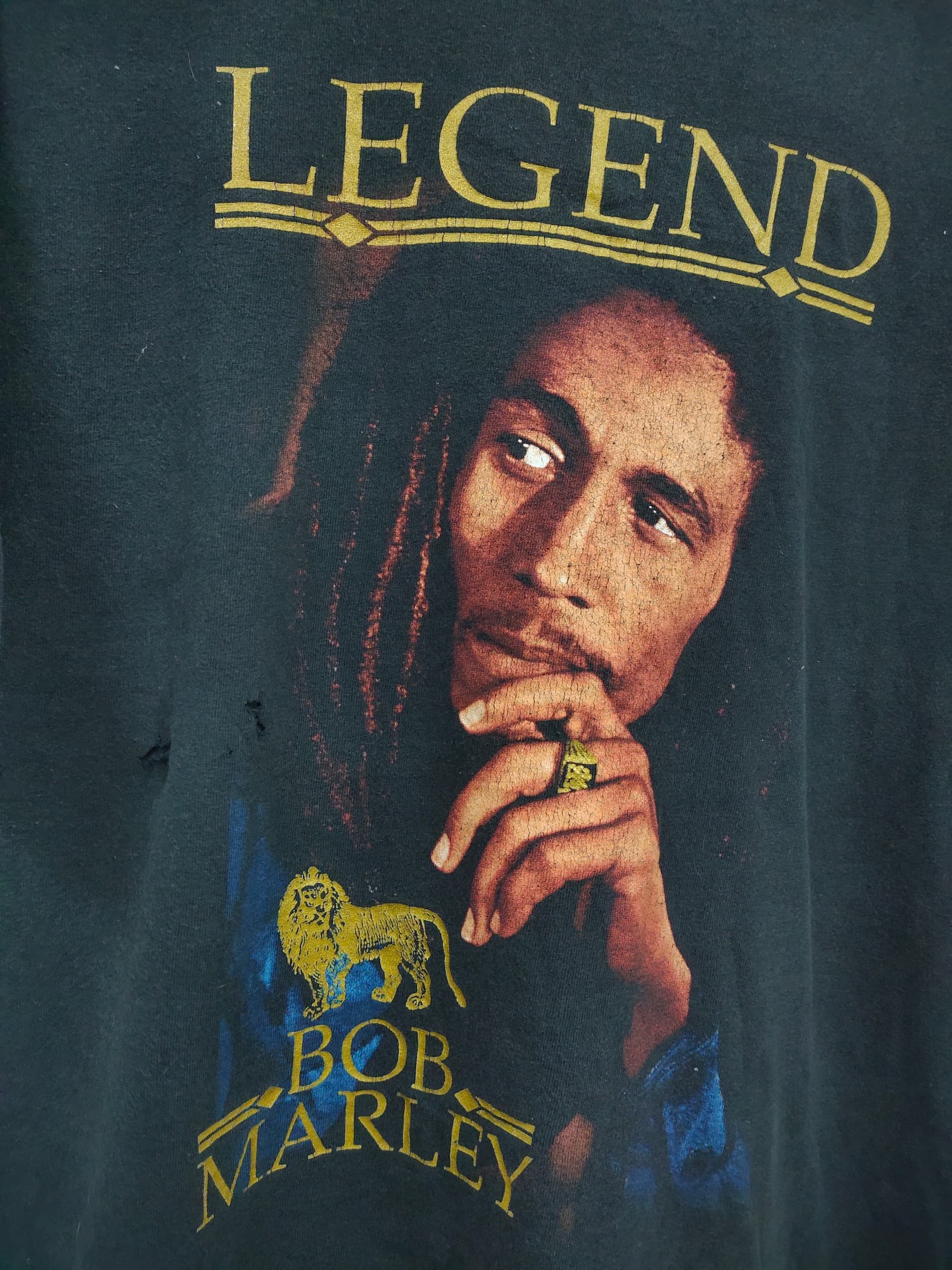 Band Tees Vintage 90s Bob Marley Photoprint band tshirt Size US L / EU 52-54 / 3 - 7 Thumbnail