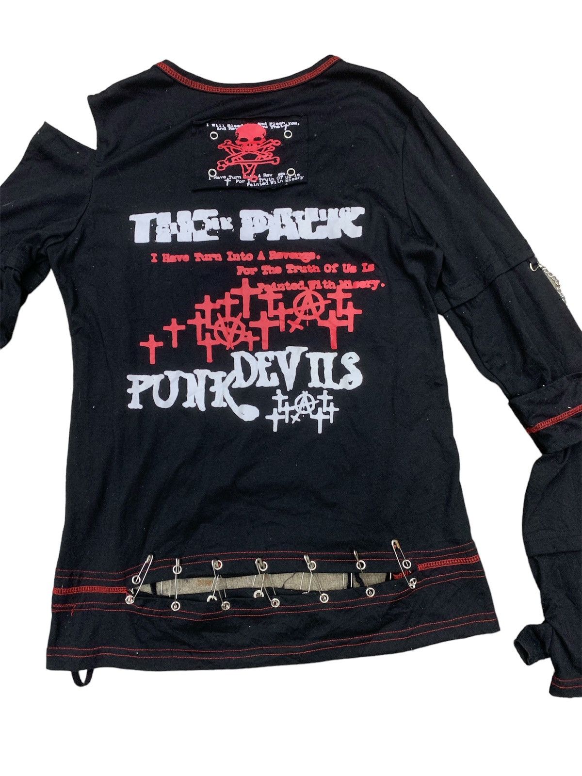 14th Addiction × Japanese Brand × Le Grande Bleu (L.G.B.) PUNK DEVILS CROSS SKULLS BONDAGE STYLE BY additrap Size US M / EU 48-50 / 2 - 5 Thumbnail