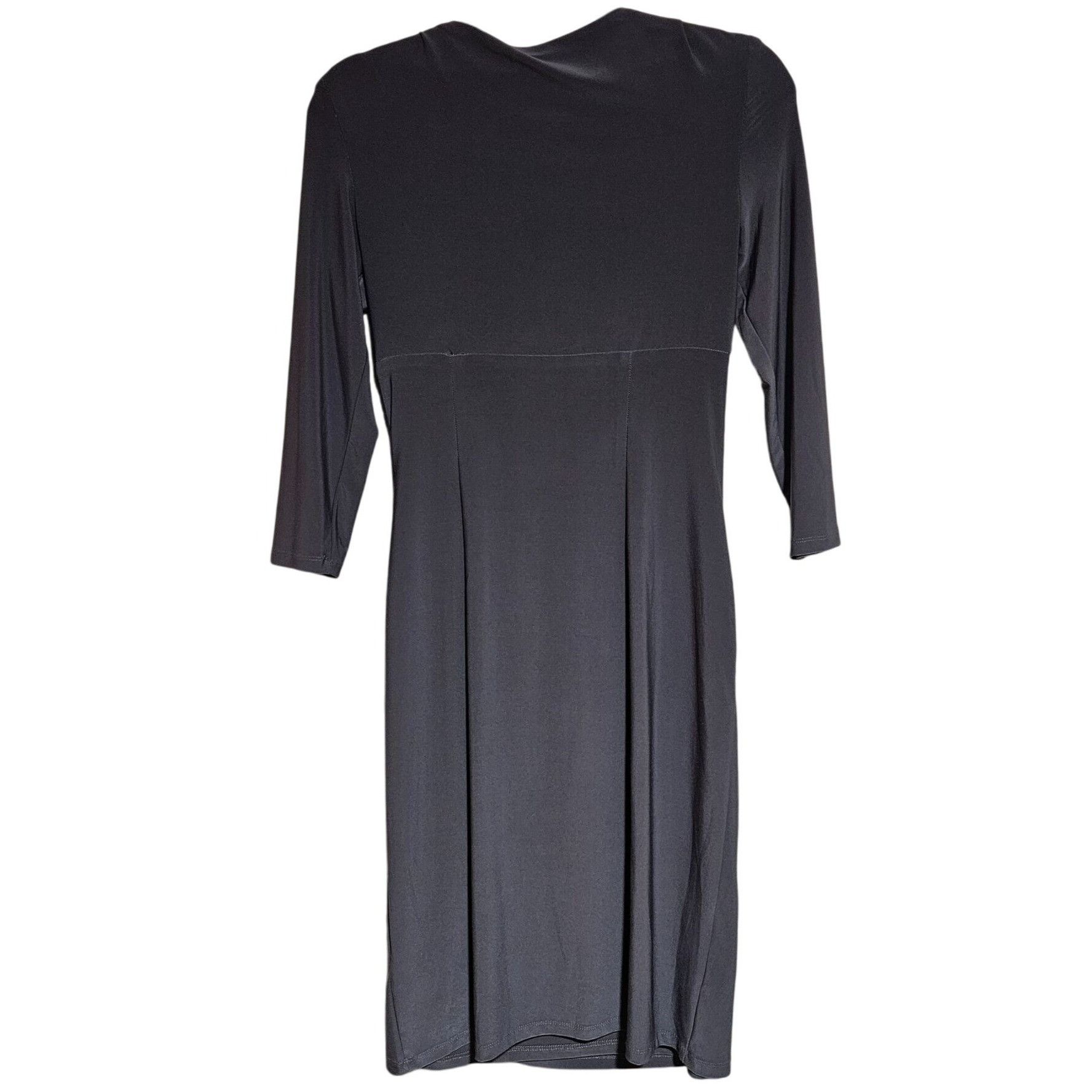 Lauren Ralph Lauren Lauren Ralph Lauren Woman Black Ruched Dress 4 Minimalist Co Size S / US 4 / IT 40 - 3 Thumbnail